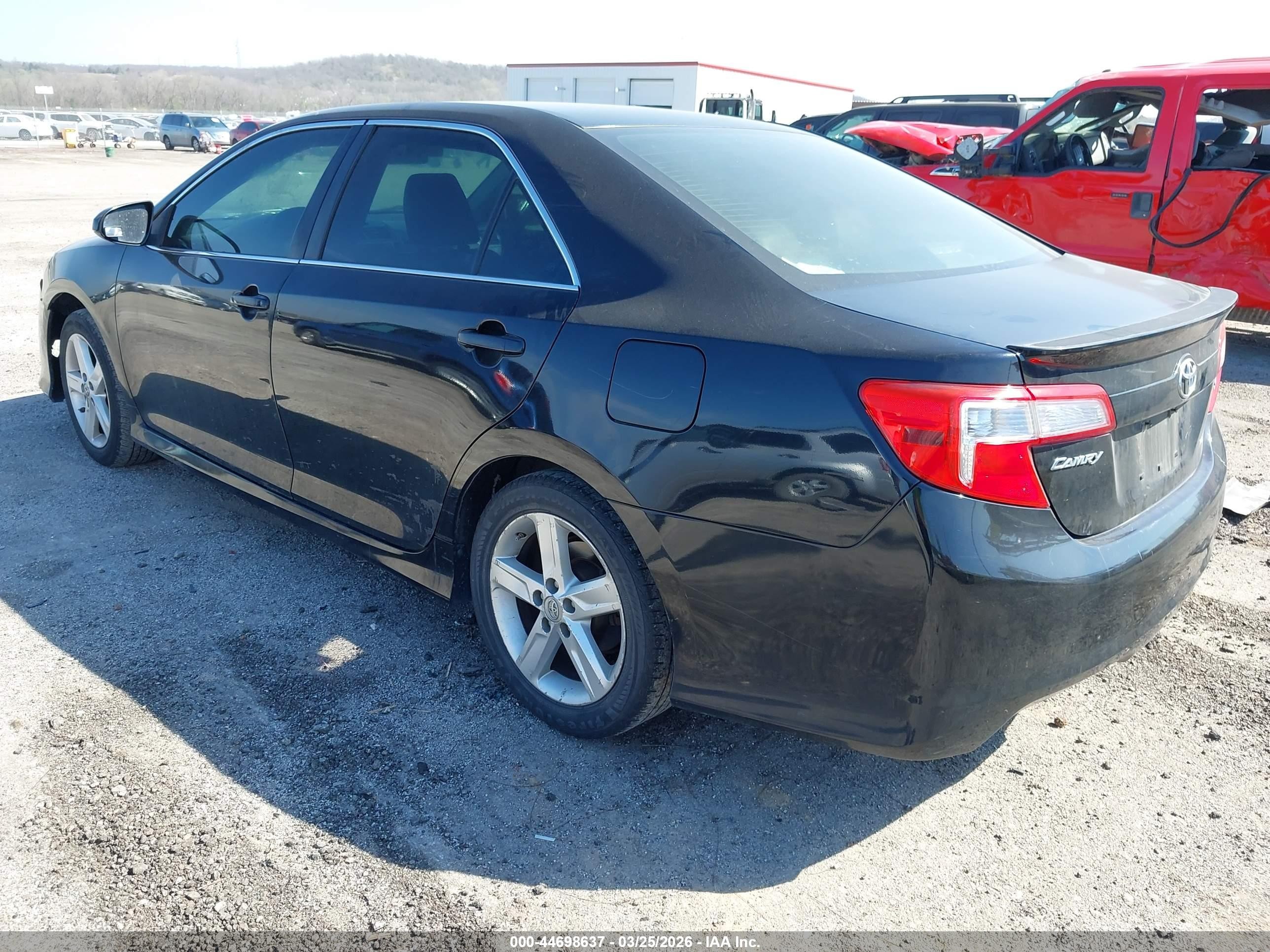 2014 Toyota Camry Se Black vin: 4T1BF1FK9EU311878
