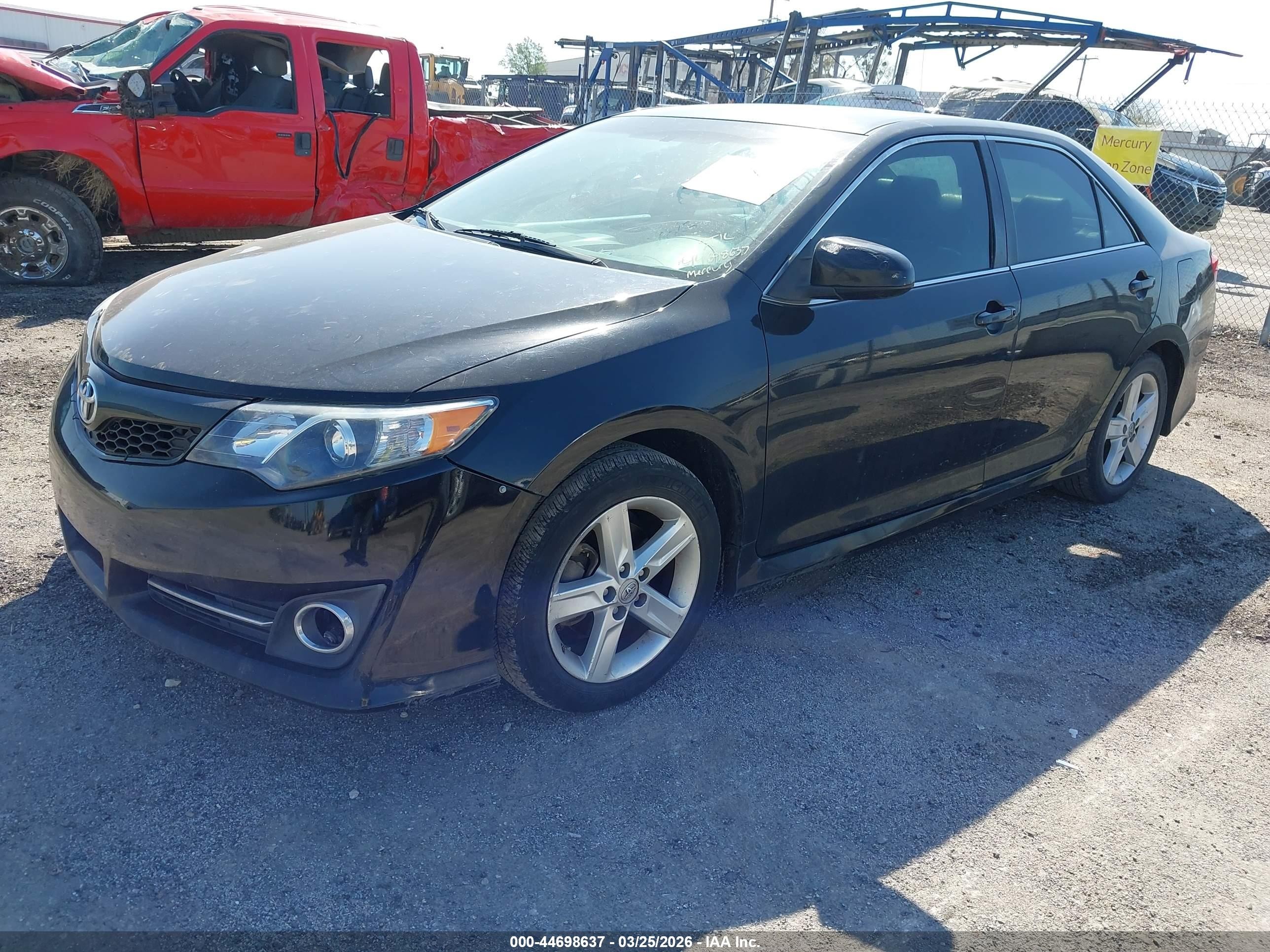 2014 Toyota Camry Se Black vin: 4T1BF1FK9EU311878