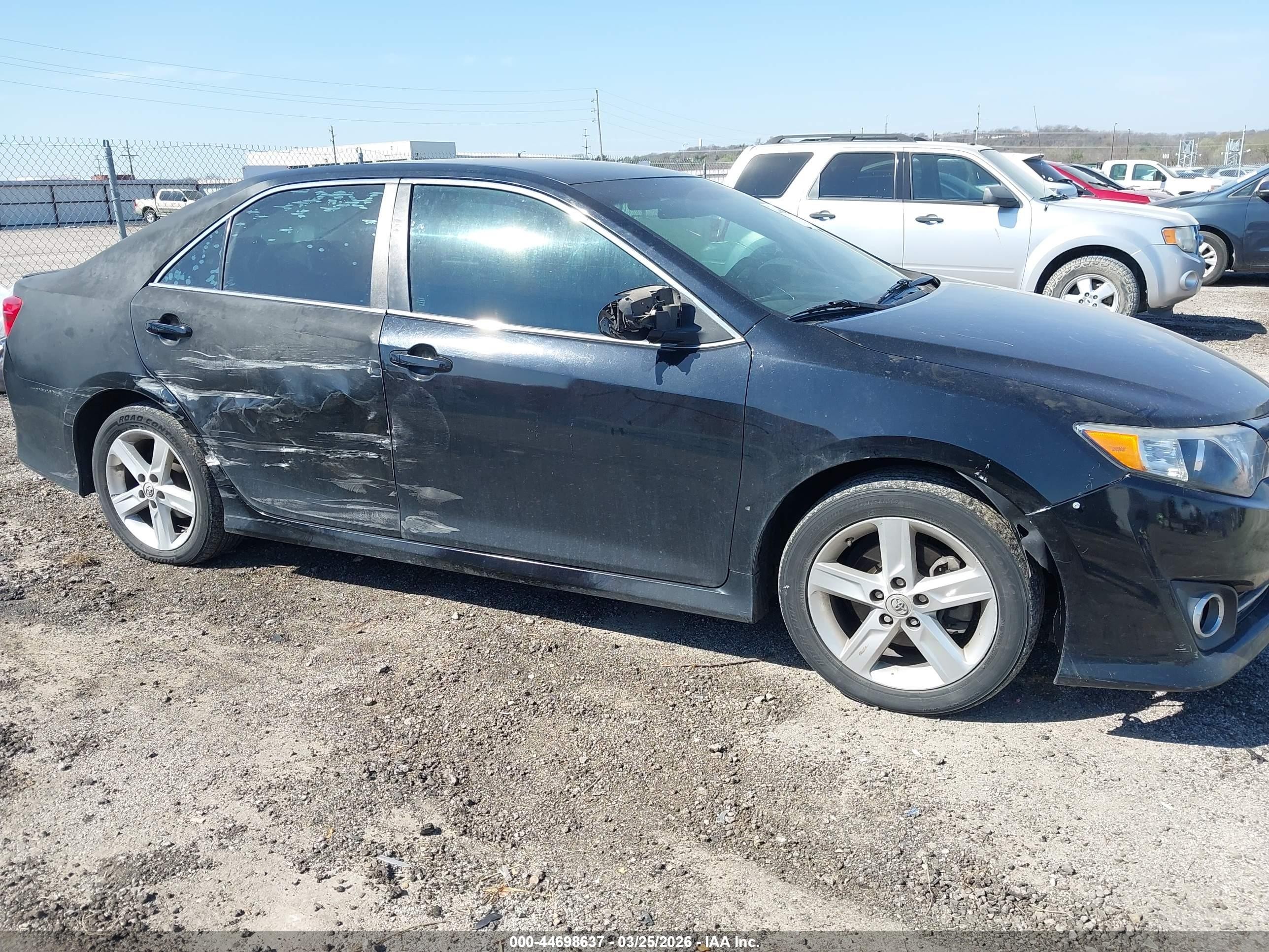 2014 Toyota Camry Se Black vin: 4T1BF1FK9EU311878