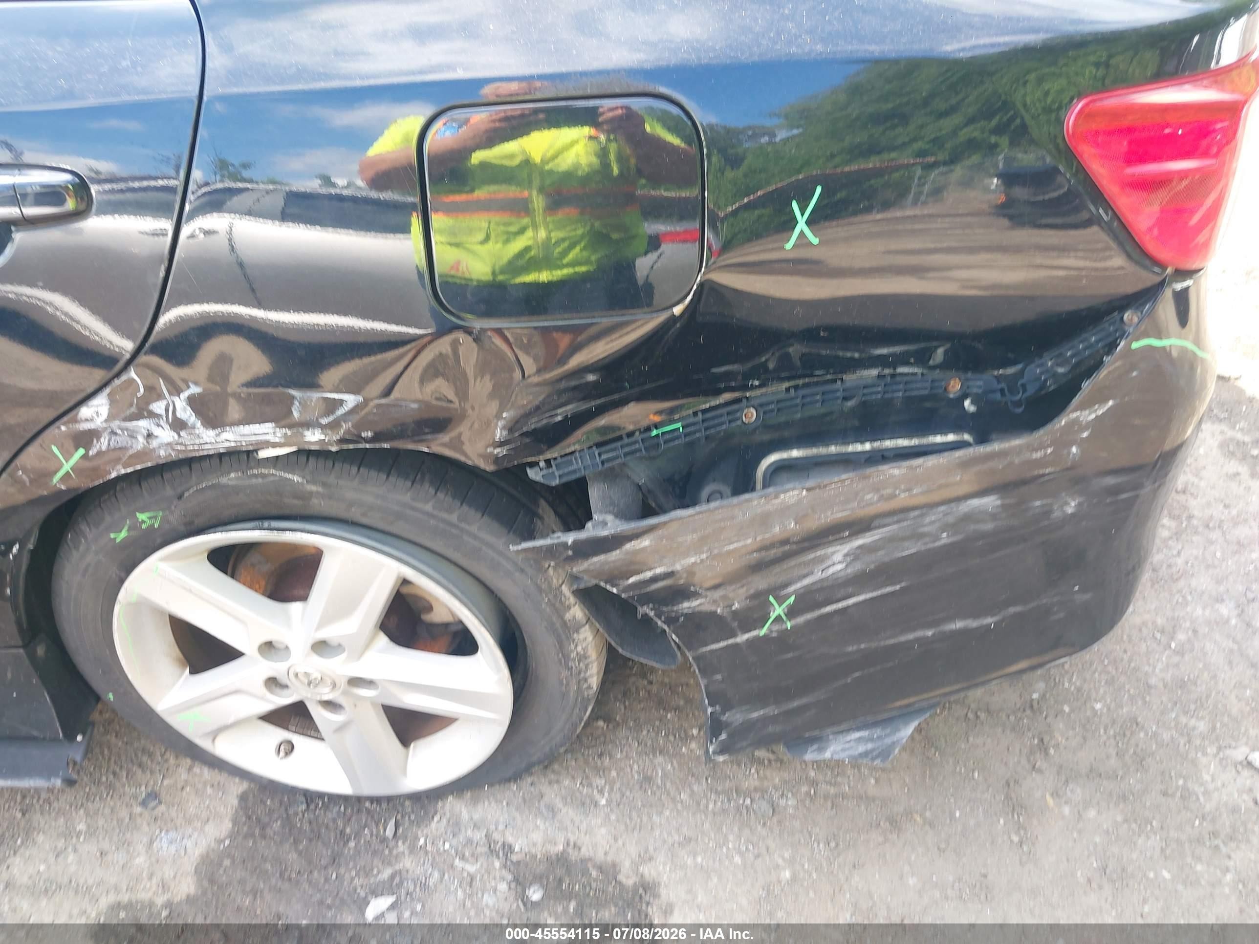 2014 Toyota Camry Se Черный vin: 4T1BF1FK9EU312531
