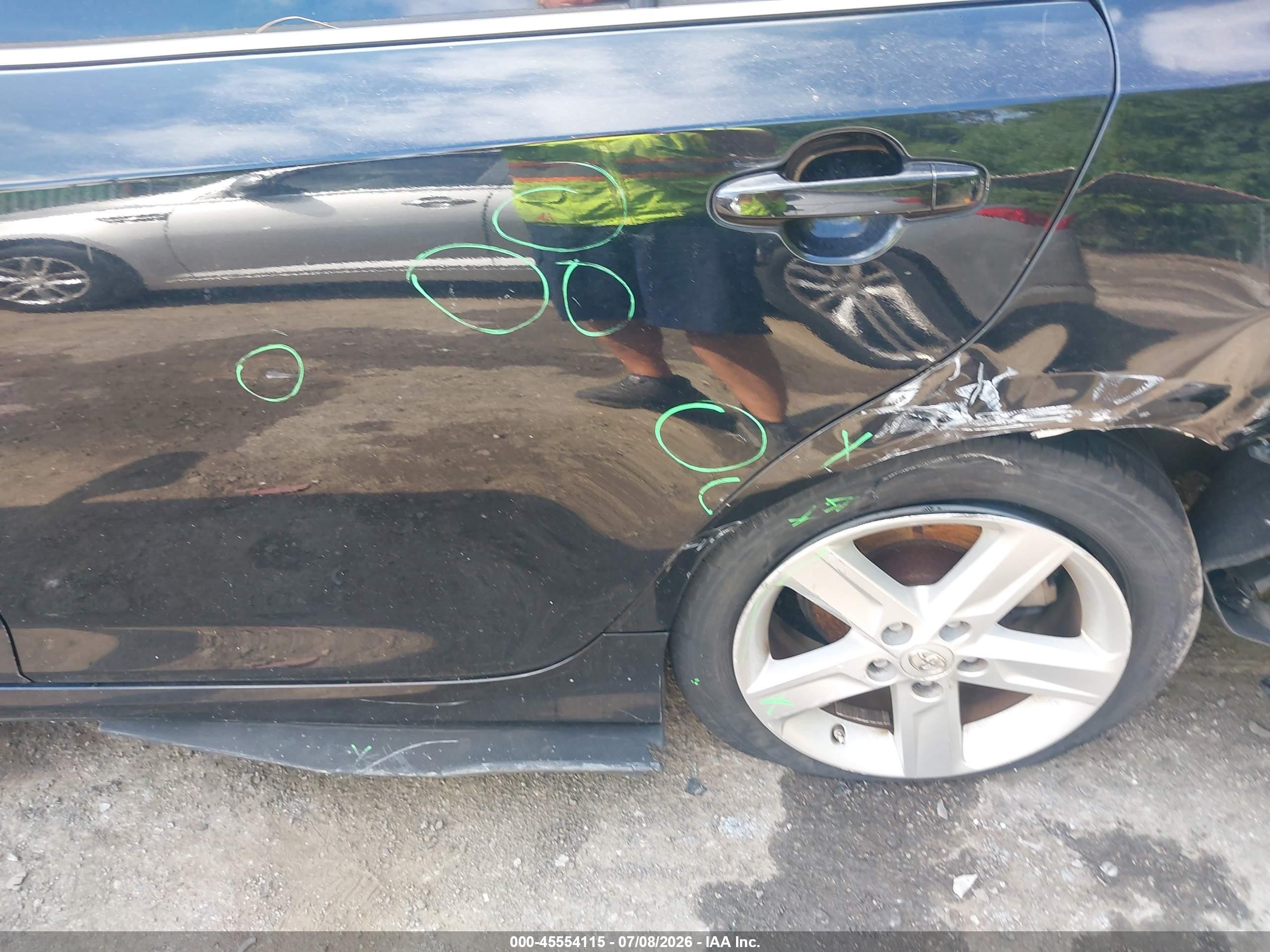 2014 Toyota Camry Se Черный vin: 4T1BF1FK9EU312531