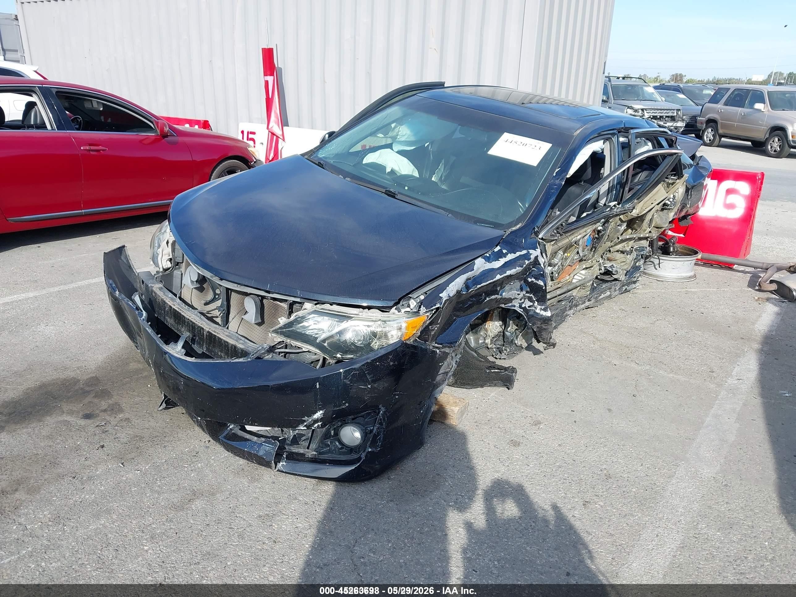 2014 Toyota Camry Se Sport Черный vin: 4T1BF1FK9EU317129