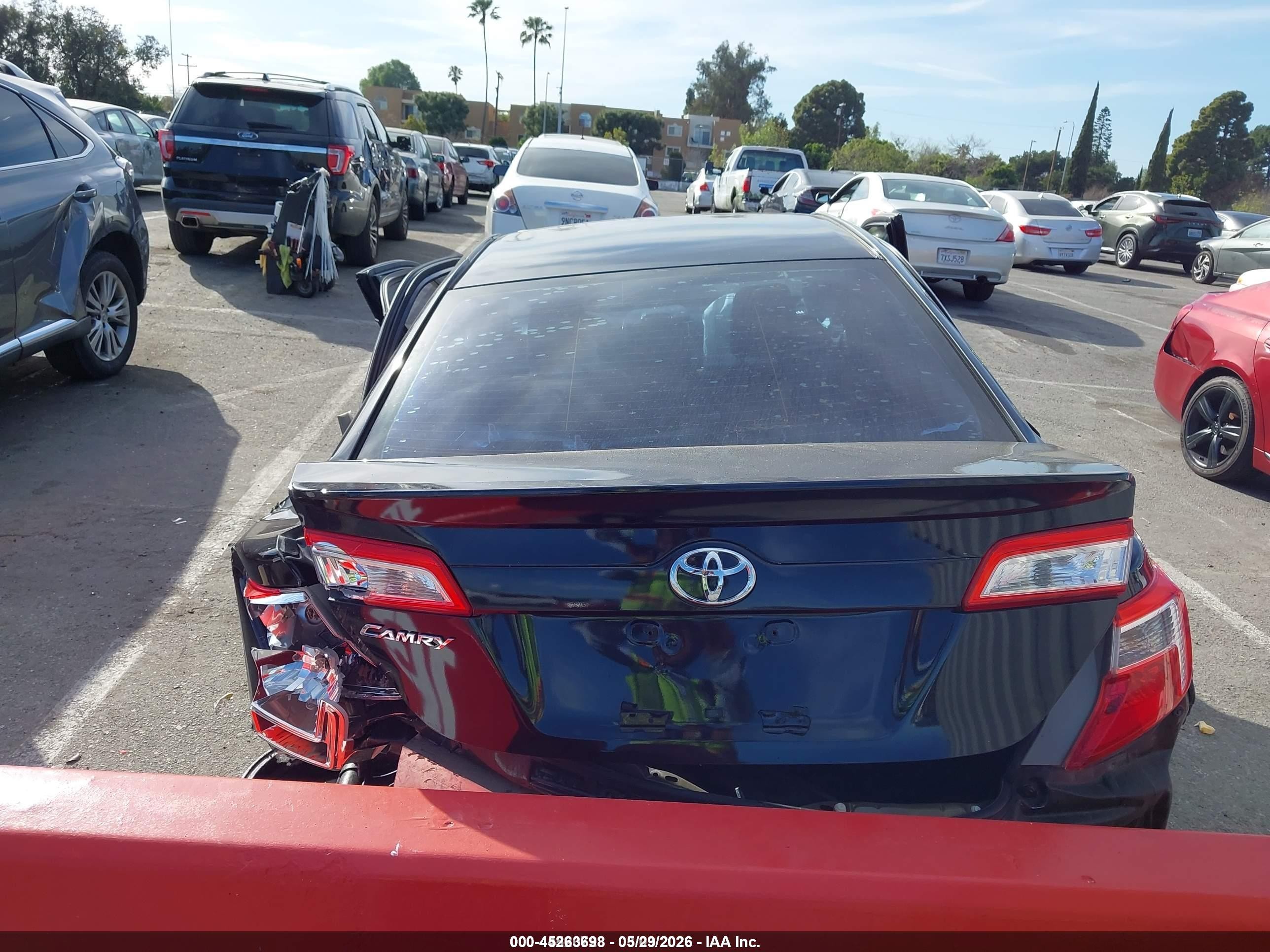 2014 Toyota Camry Se Sport Черный vin: 4T1BF1FK9EU317129