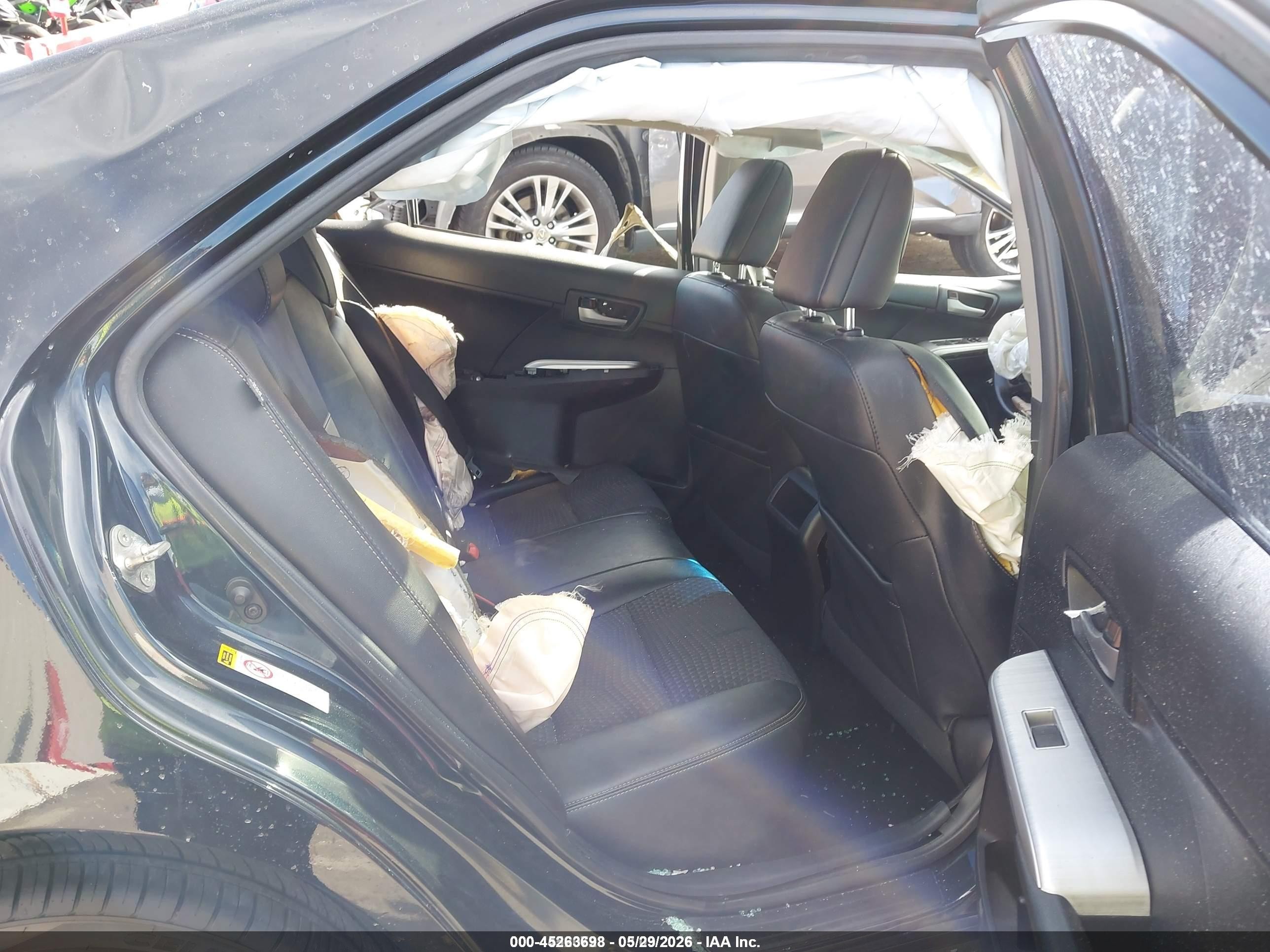 2014 Toyota Camry Se Sport Черный vin: 4T1BF1FK9EU317129