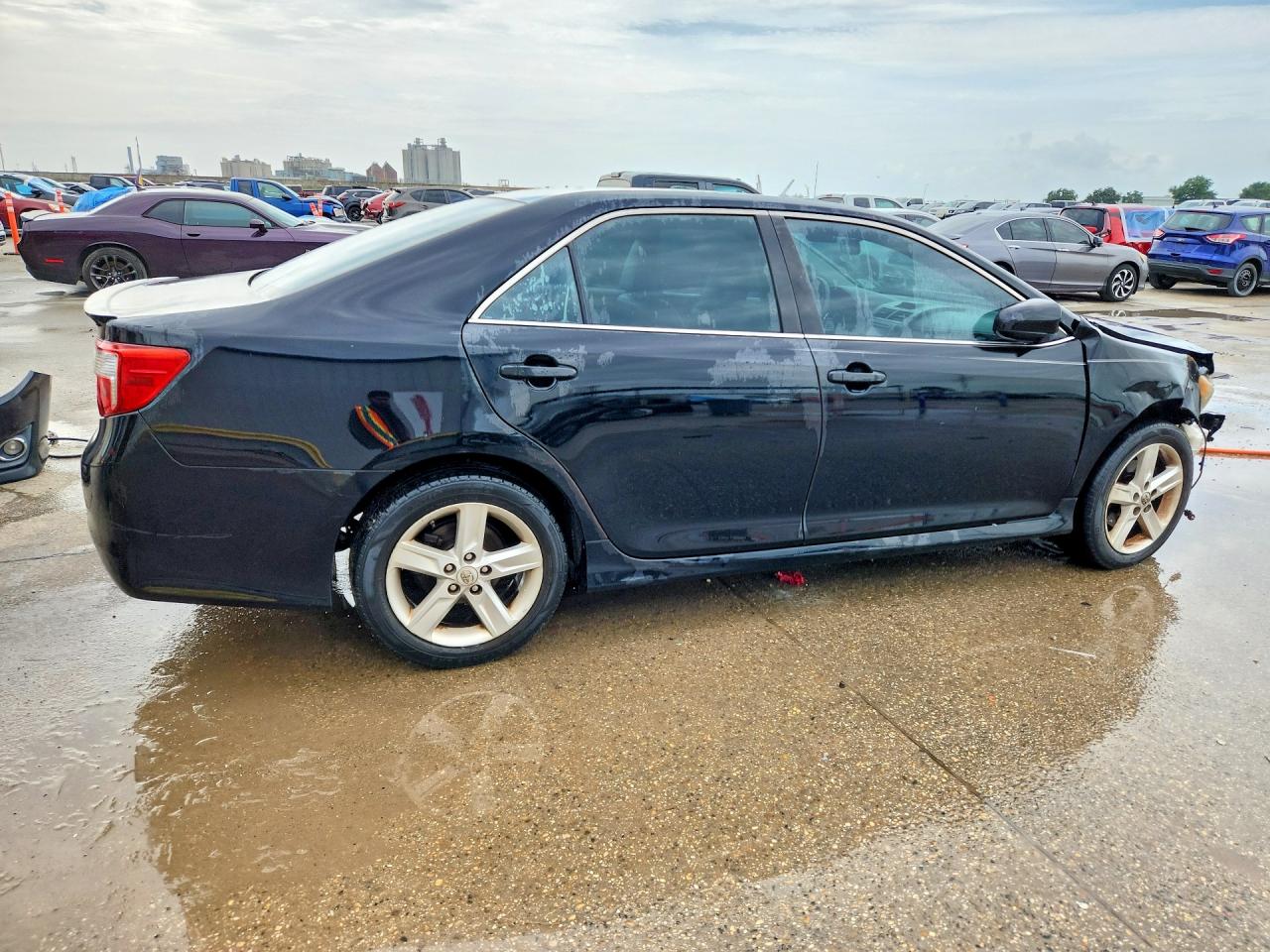 2014 Toyota Camry Se Black vin: 4T1BF1FK9EU318555