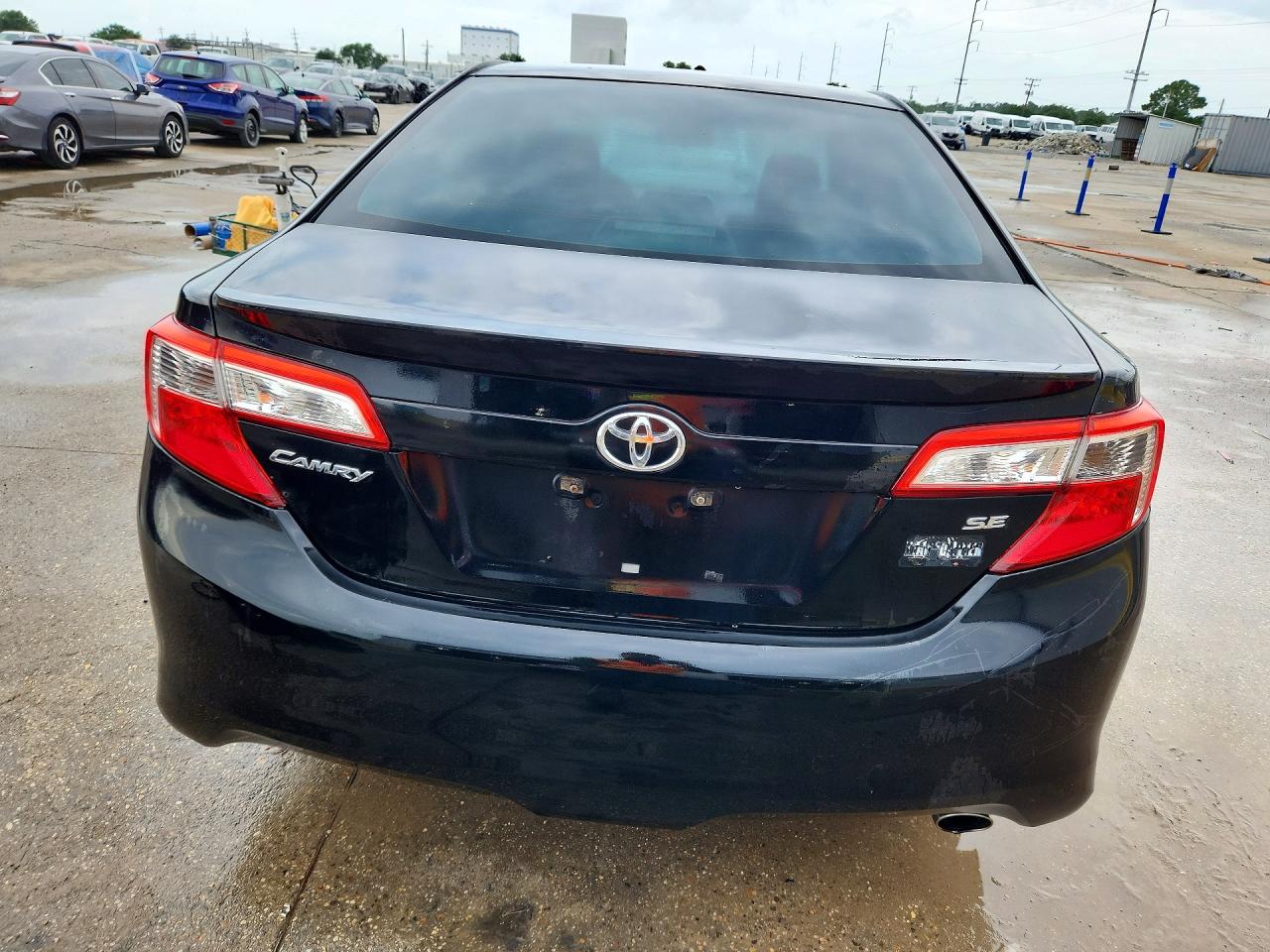 2014 Toyota Camry Se Black vin: 4T1BF1FK9EU318555