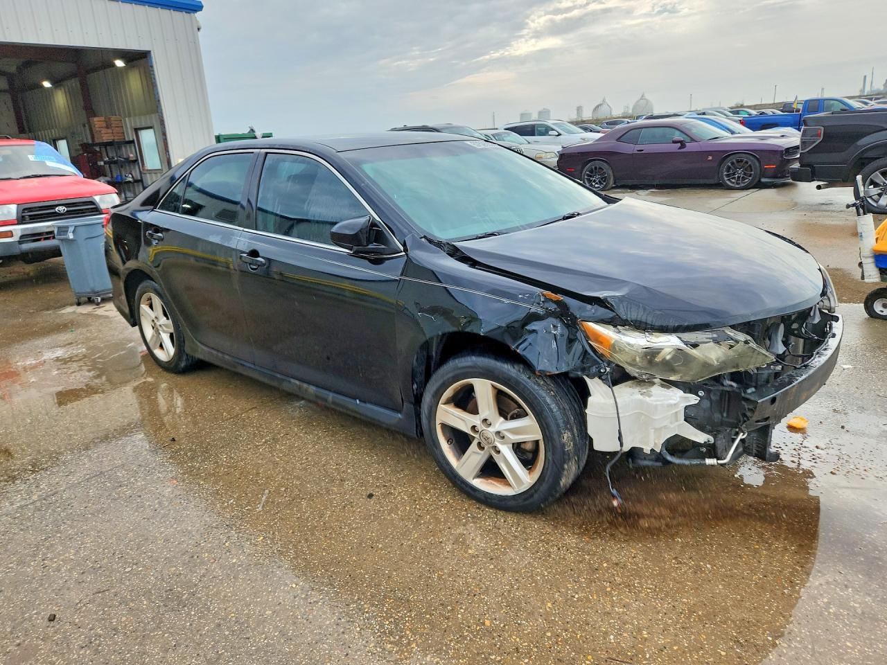 2014 Toyota Camry Se Black vin: 4T1BF1FK9EU318555