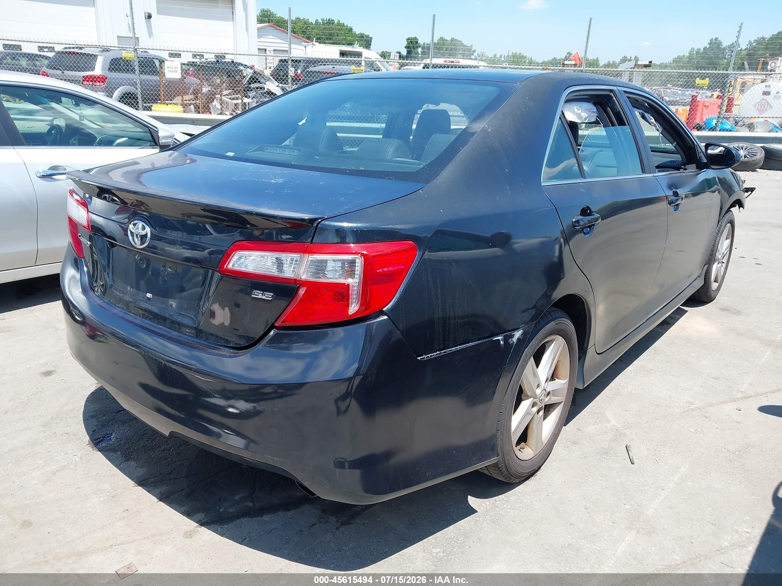 2014 Toyota Camry Se Серый vin: 4T1BF1FK9EU319060