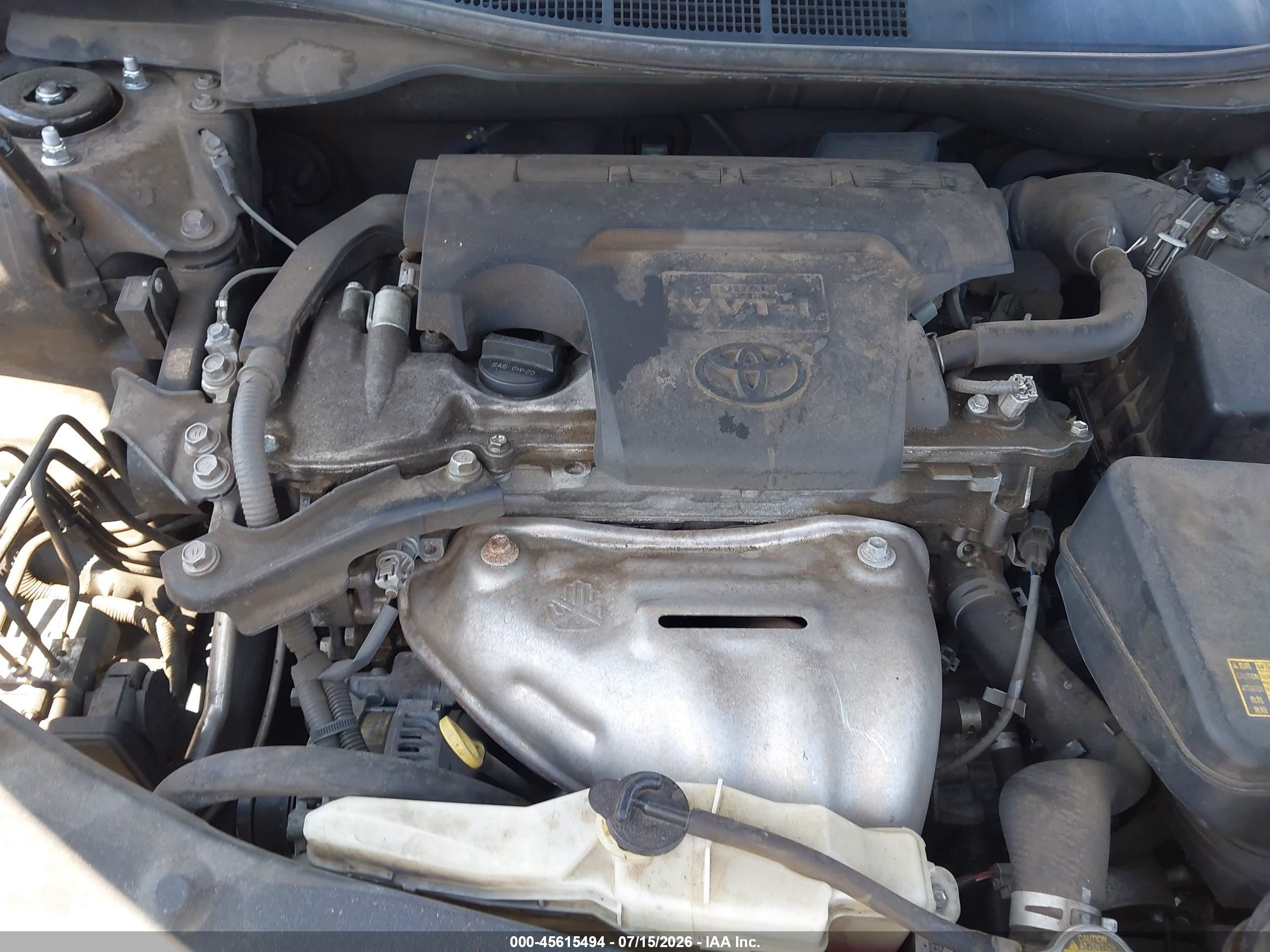 2014 Toyota Camry Se Серый vin: 4T1BF1FK9EU319060