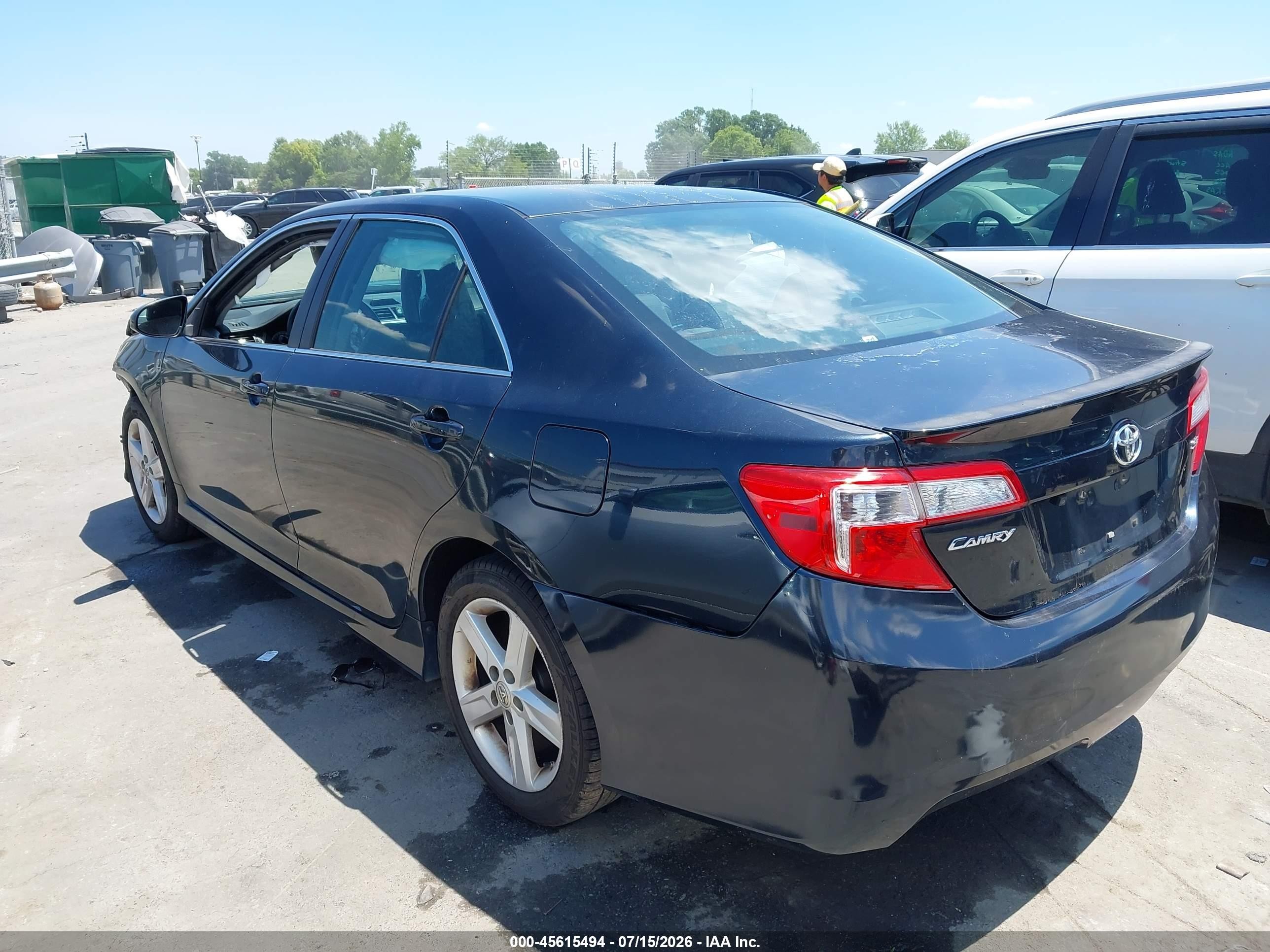 2014 Toyota Camry Se Серый vin: 4T1BF1FK9EU319060