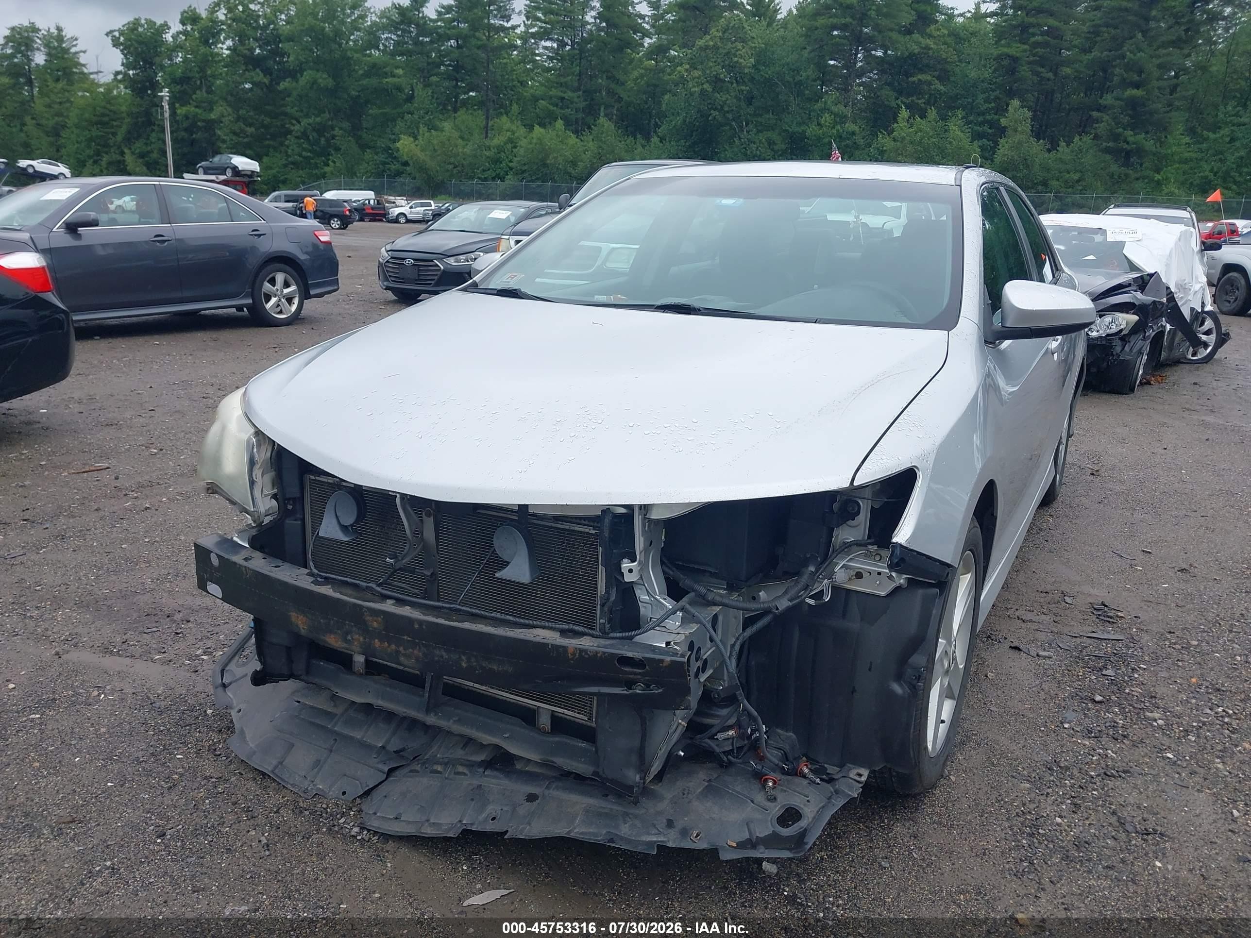 2014 Toyota Camry Se Silver vin: 4T1BF1FK9EU330625