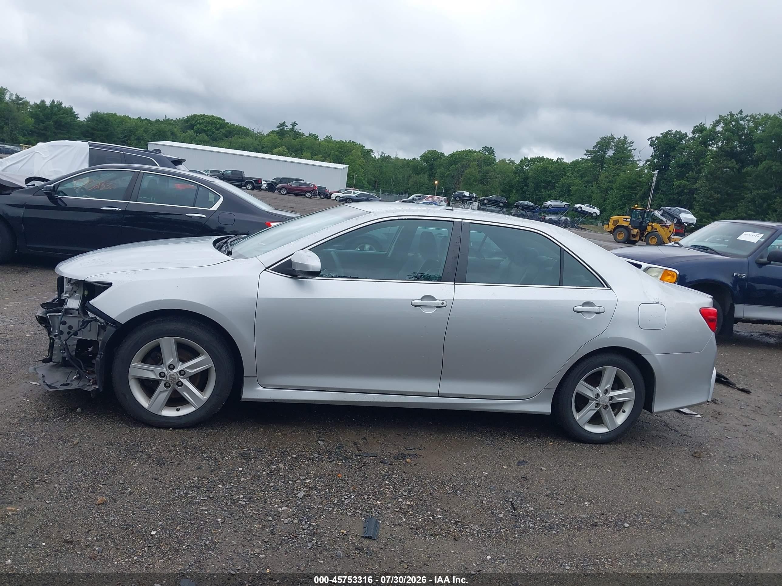 2014 Toyota Camry Se Silver vin: 4T1BF1FK9EU330625