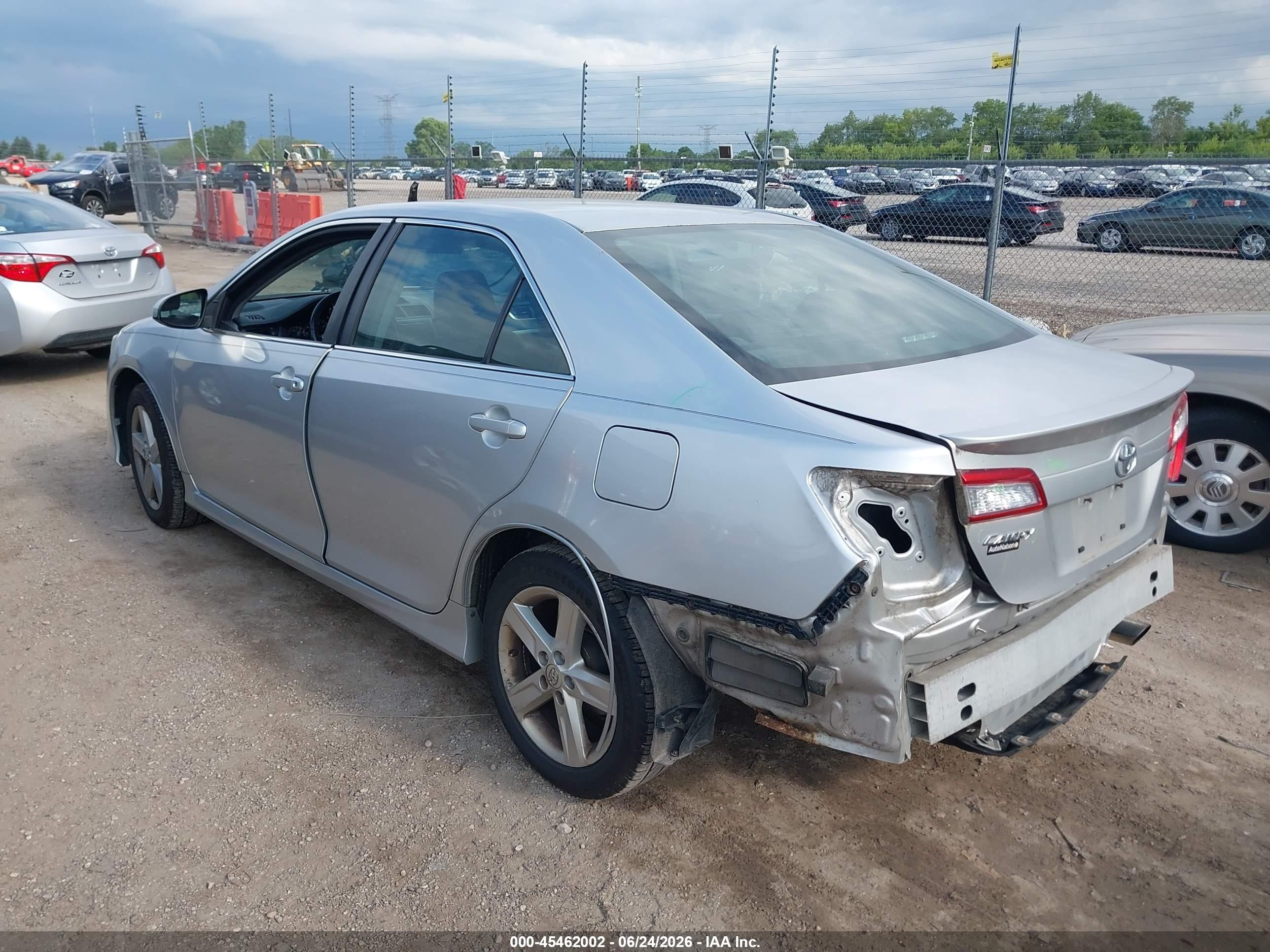 2014 Toyota Camry Se Silver vin: 4T1BF1FK9EU344234