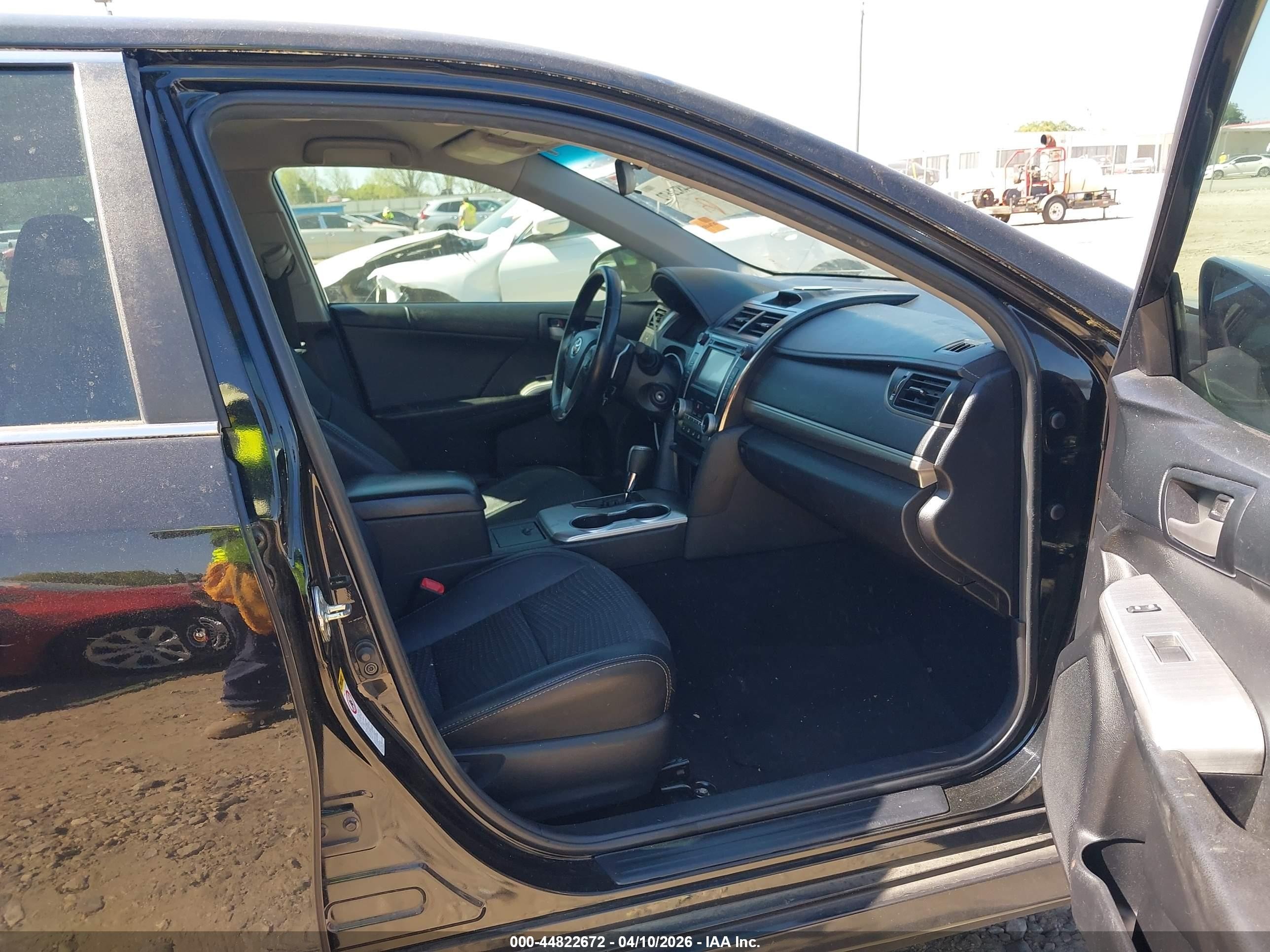 2014 Toyota Camry Se Black vin: 4T1BF1FK9EU347392
