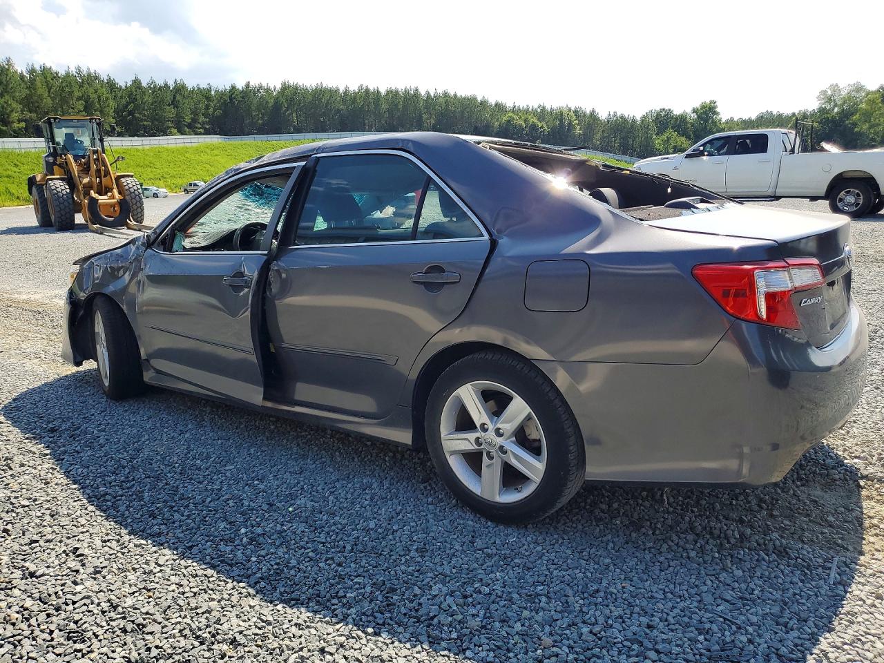 2014 Toyota Camry Se Gray vin: 4T1BF1FK9EU350387