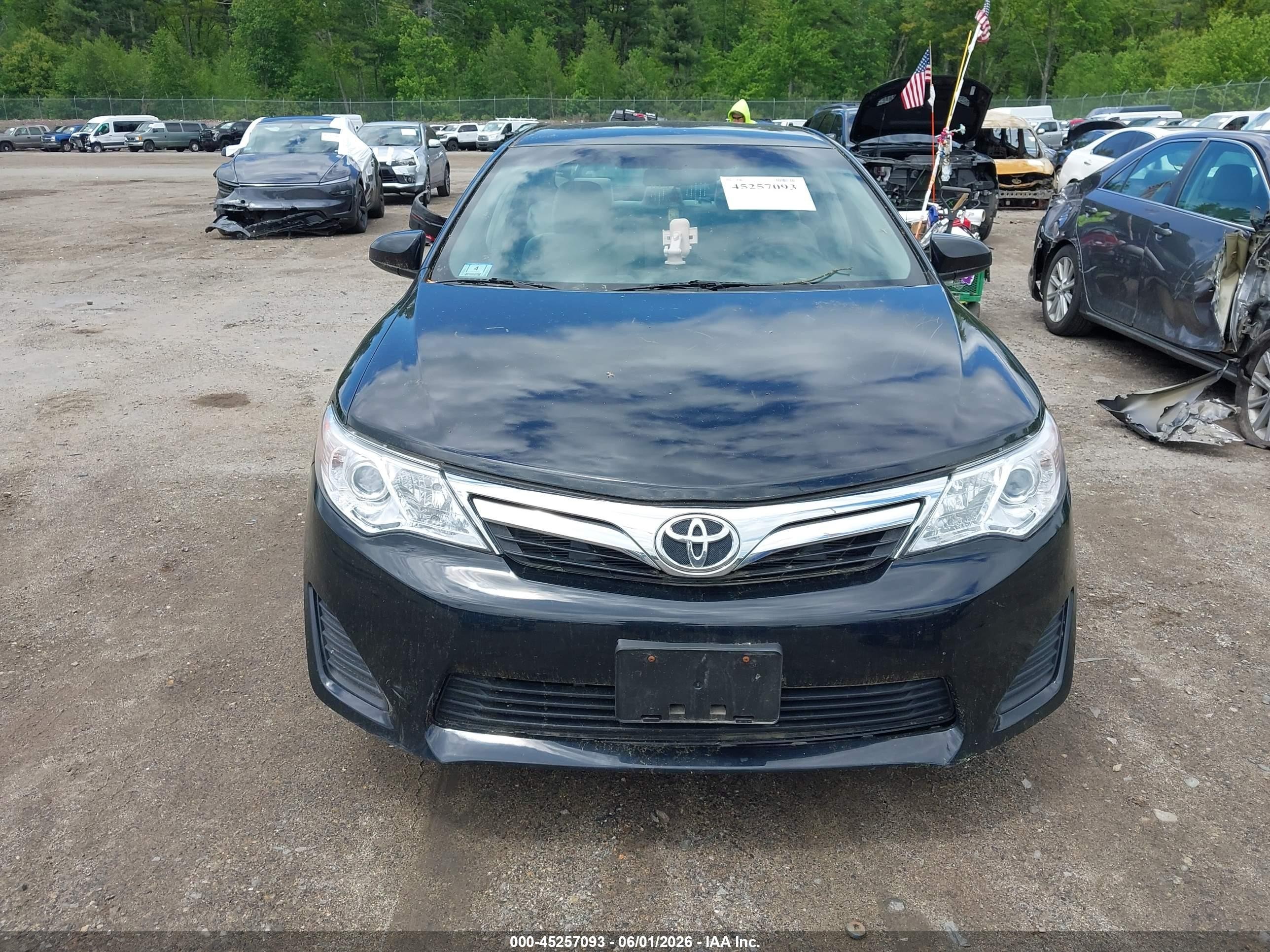 2014 Toyota Camry Le Black vin: 4T1BF1FK9EU354410