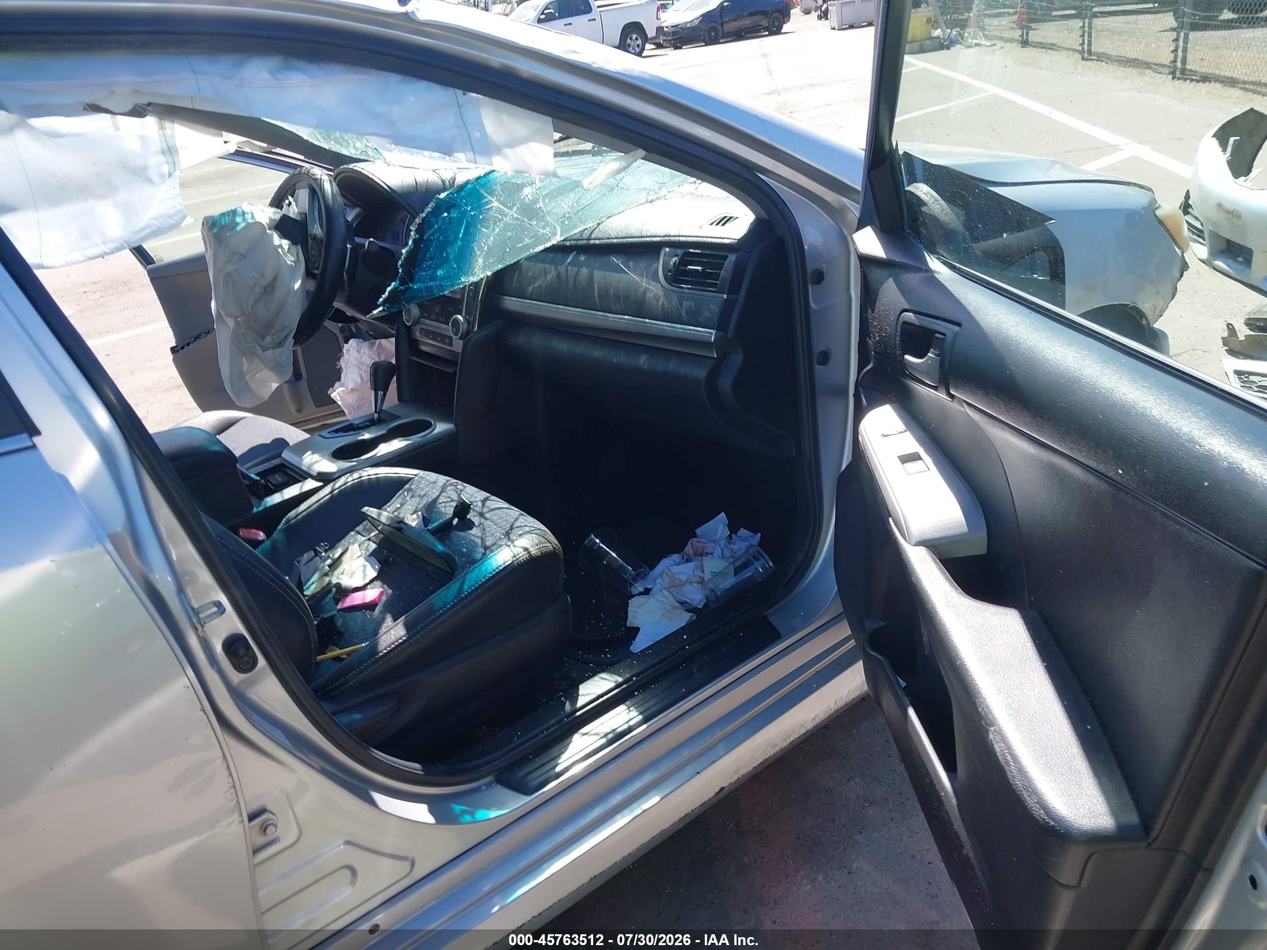 2014 Toyota Camry Se Silver vin: 4T1BF1FK9EU354763