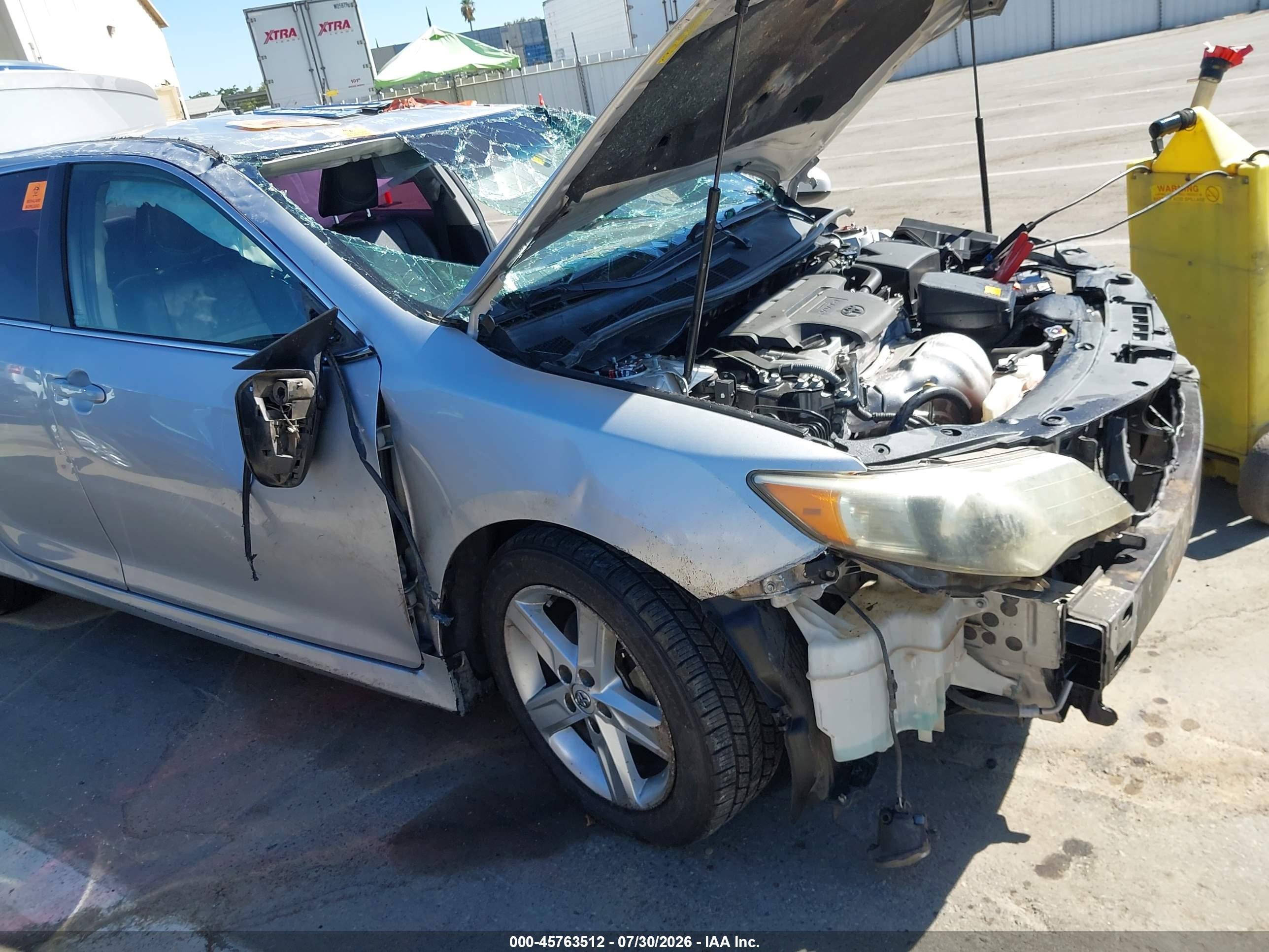 2014 Toyota Camry Se Silver vin: 4T1BF1FK9EU354763