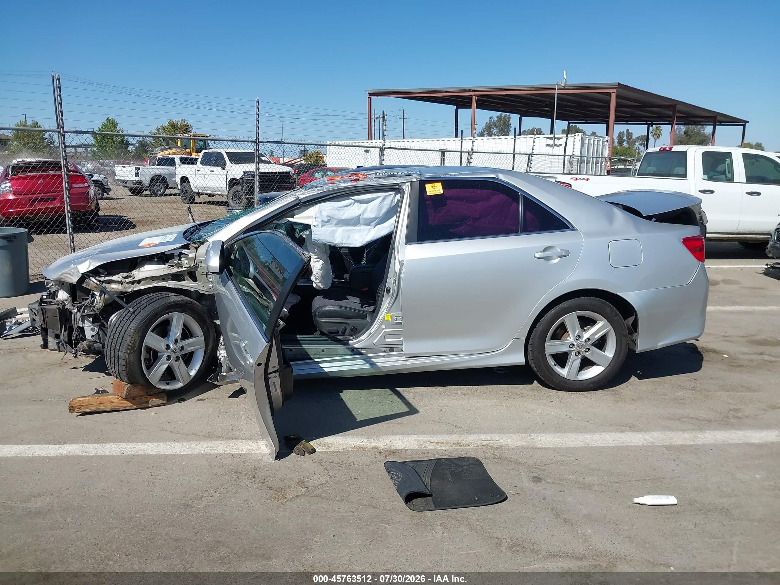 2014 Toyota Camry Se Silver vin: 4T1BF1FK9EU354763