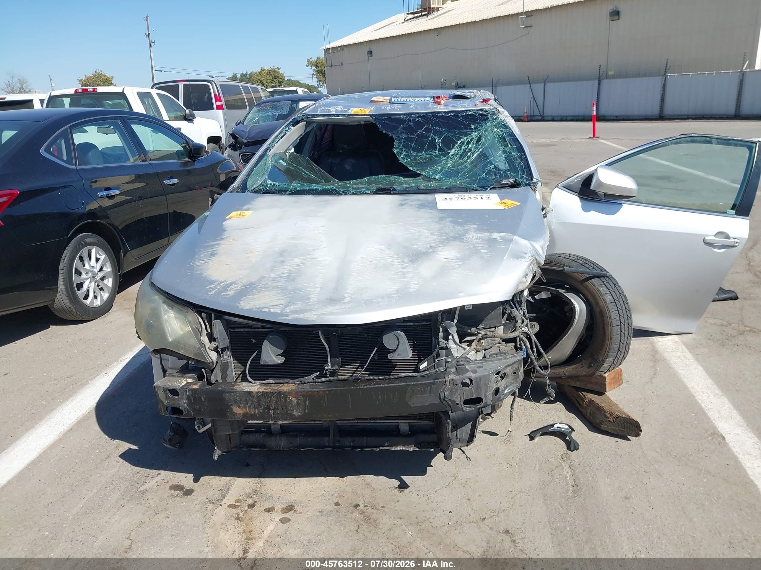 2014 Toyota Camry Se Silver vin: 4T1BF1FK9EU354763