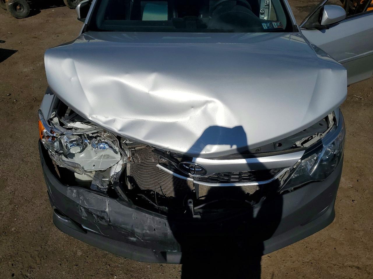 2014 Toyota Camry Se Silver vin: 4T1BF1FK9EU364807