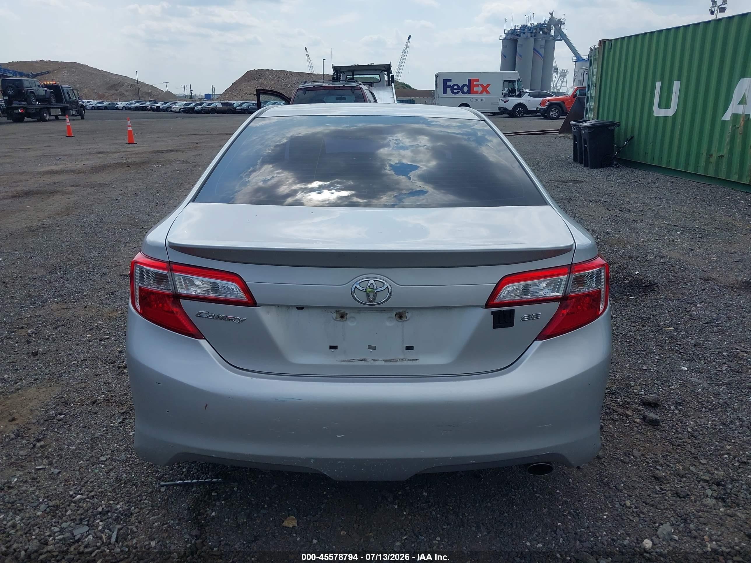 2014 Toyota Camry Se Sport Серебряный vin: 4T1BF1FK9EU371787