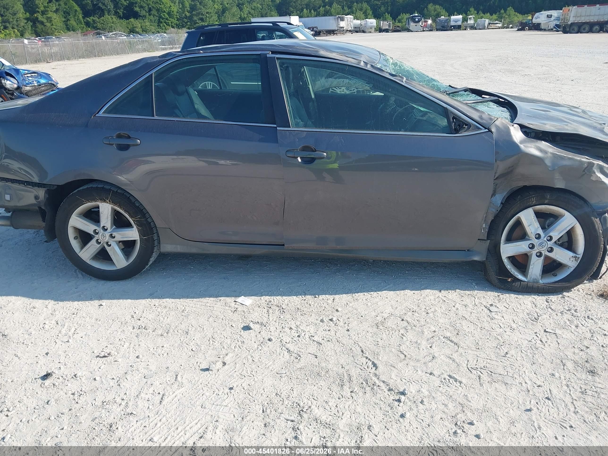 2014 Toyota Camry Se Gray vin: 4T1BF1FK9EU380425