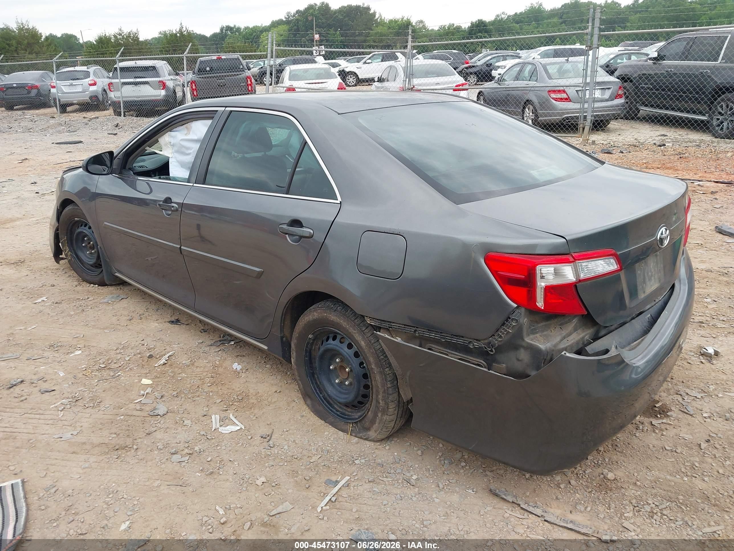 2014 Toyota Camry Le Gray vin: 4T1BF1FK9EU389495