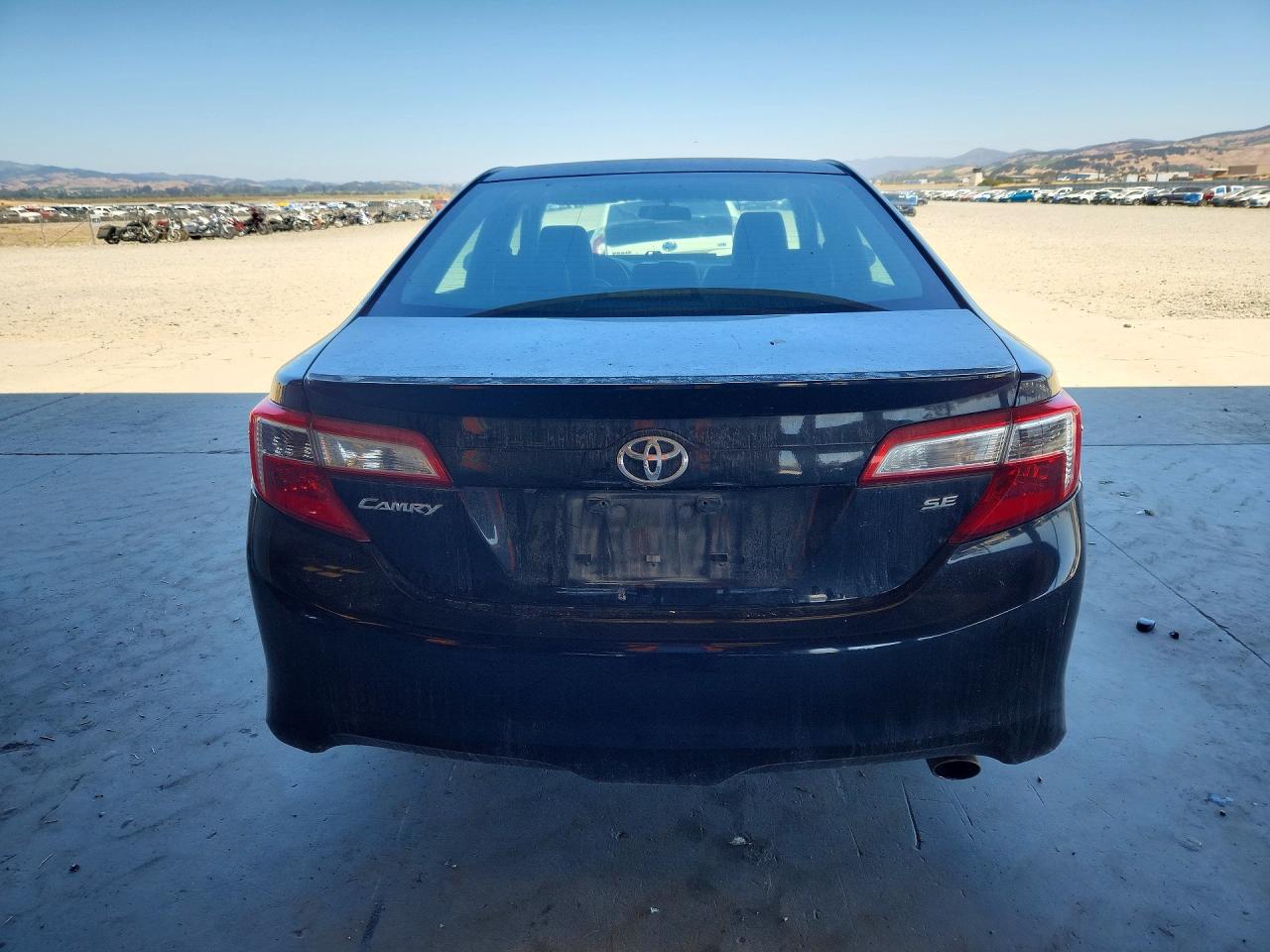 2014 Toyota Camry Se Black vin: 4T1BF1FK9EU392655