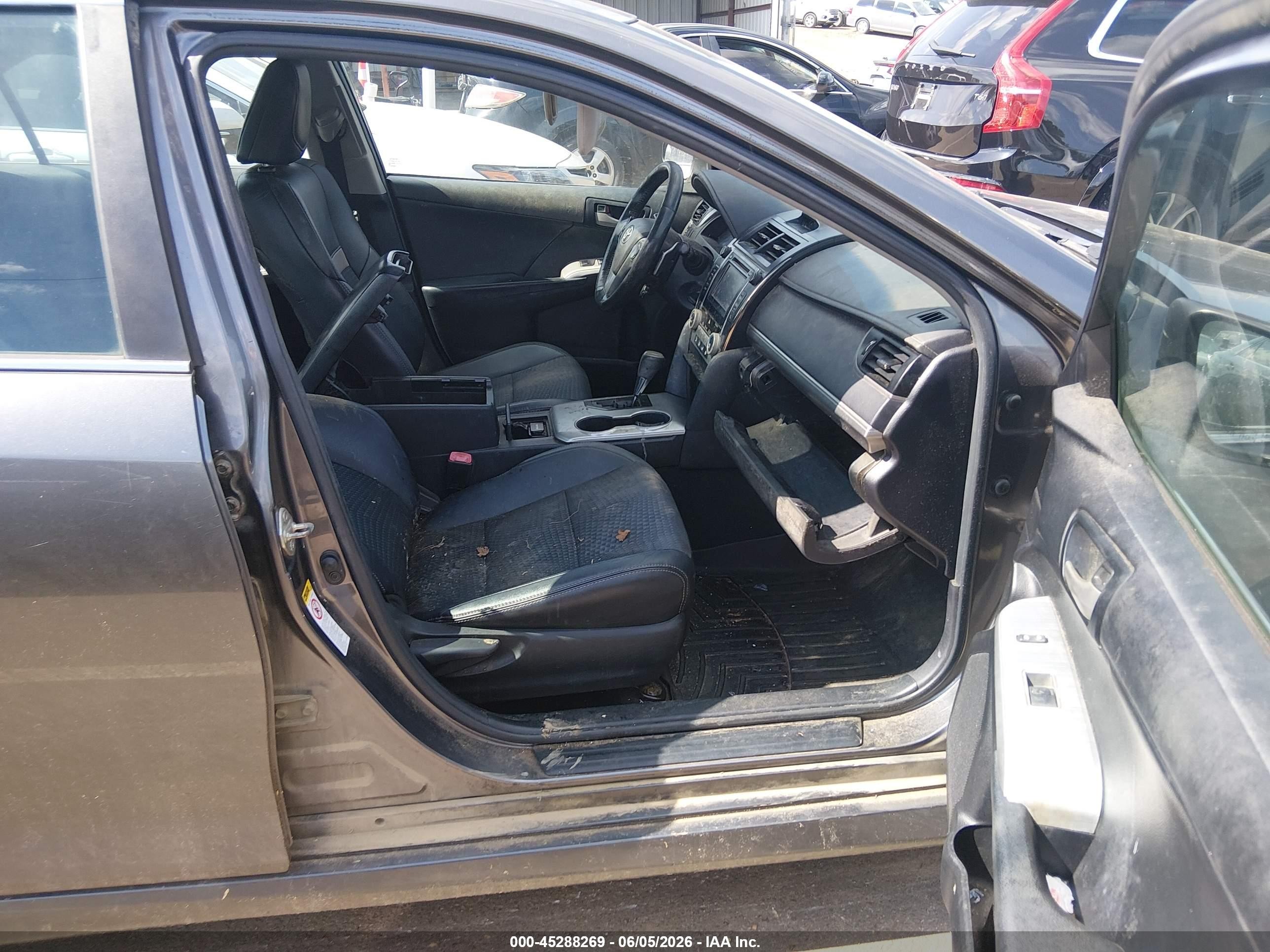 2014 Toyota Camry Se Sport Серый vin: 4T1BF1FK9EU395796