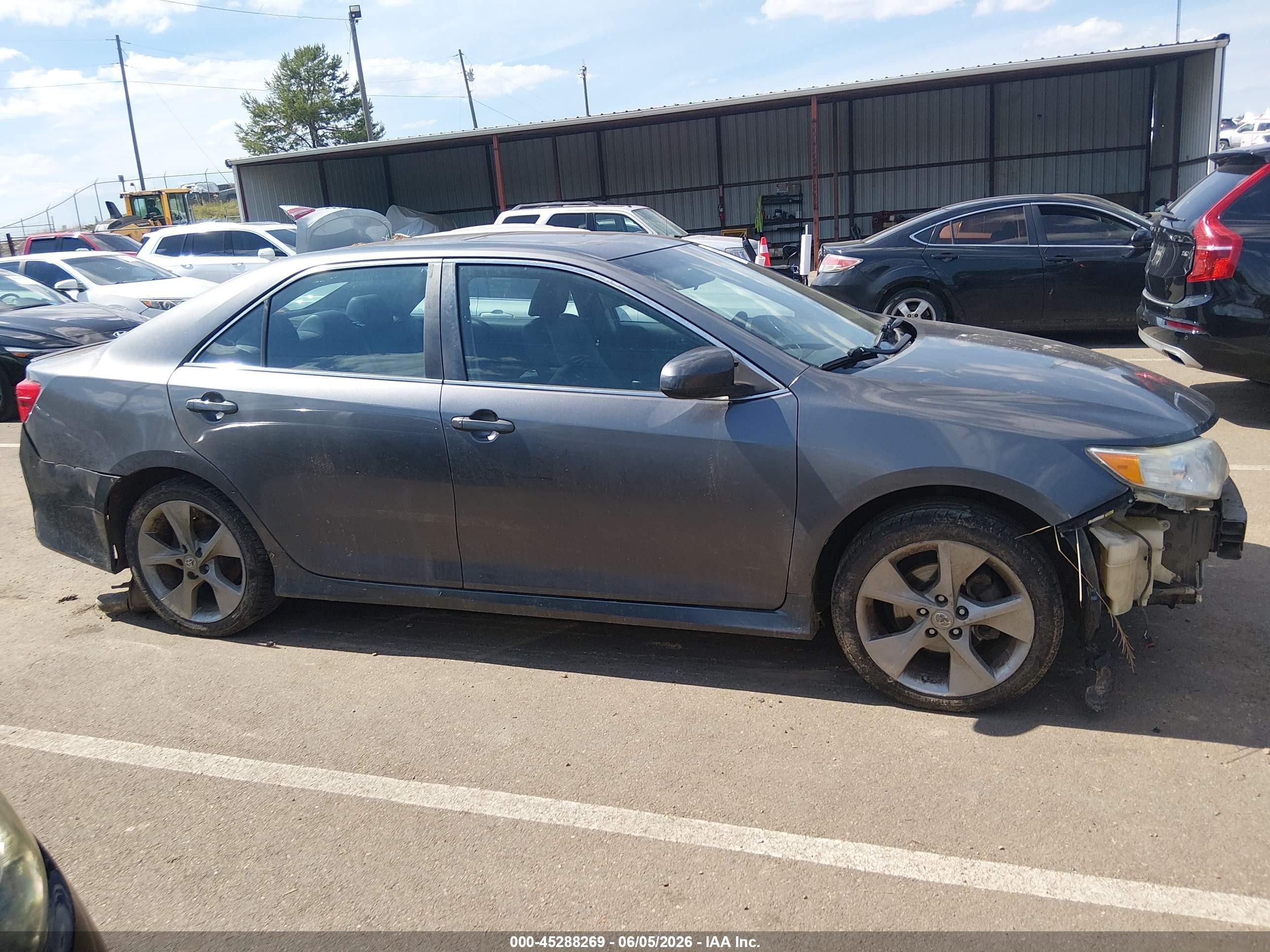 2014 Toyota Camry Se Sport Серый vin: 4T1BF1FK9EU395796