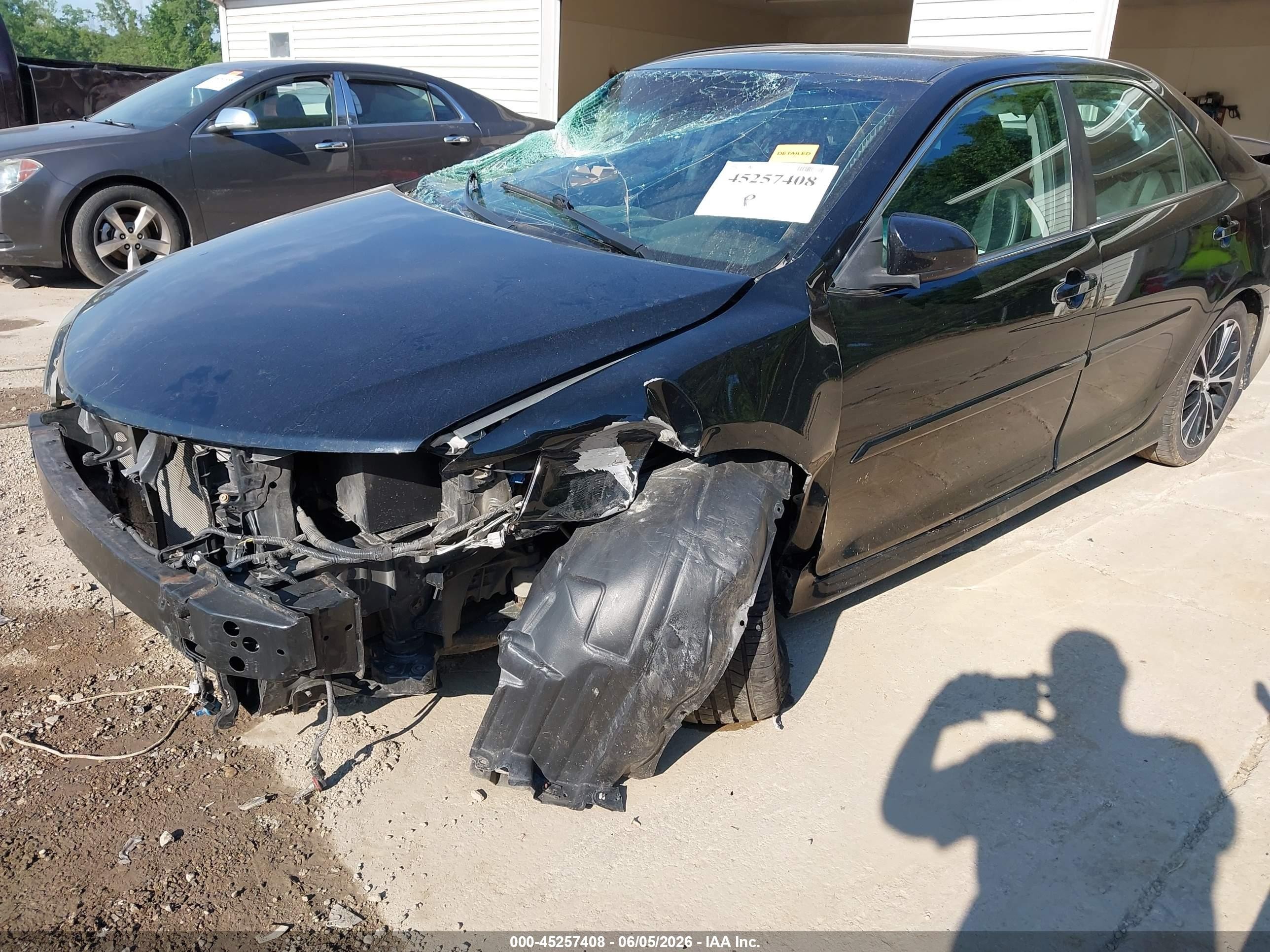 2014 Toyota Camry Se Black vin: 4T1BF1FK9EU413388