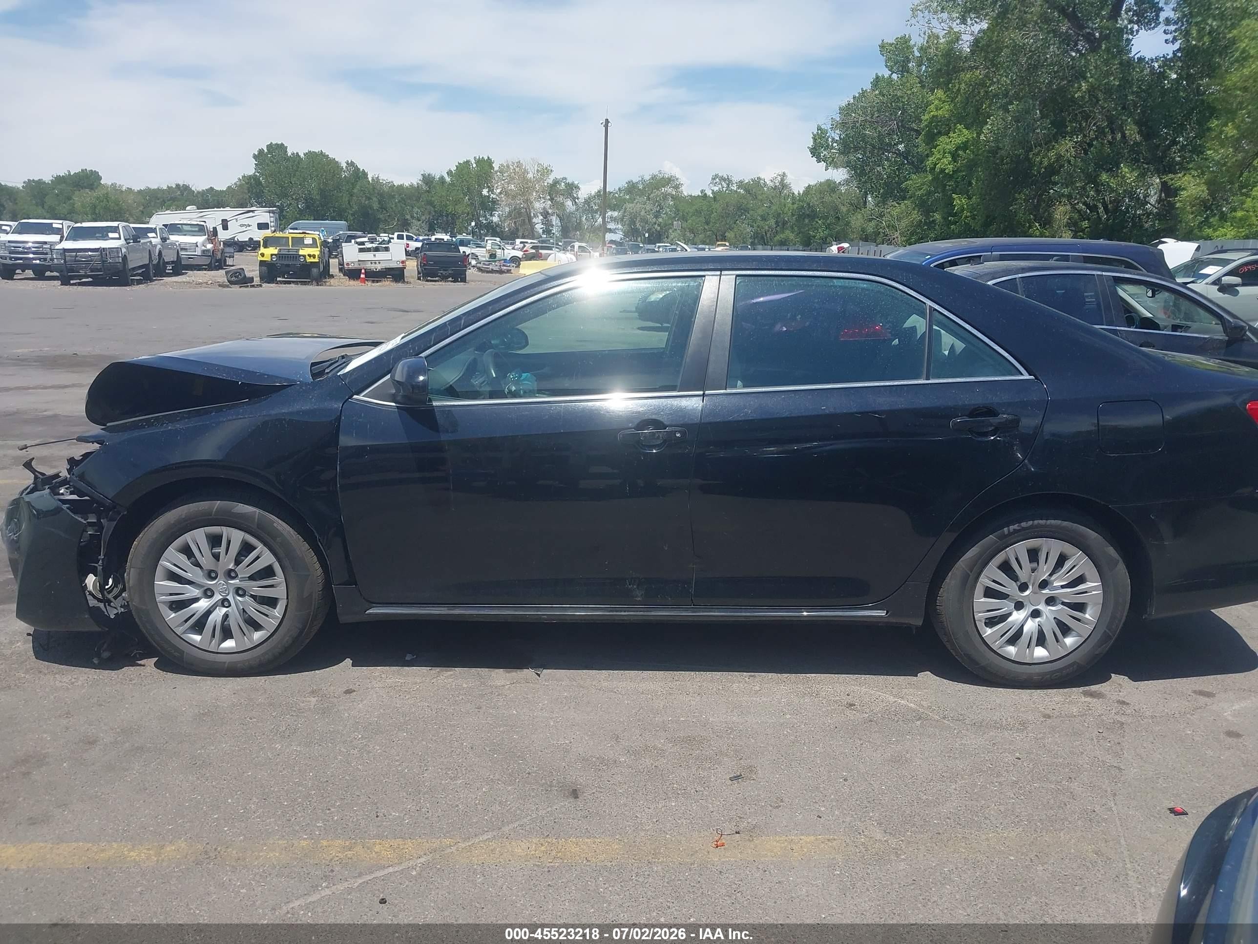 2014 Toyota Camry Le Black vin: 4T1BF1FK9EU414315