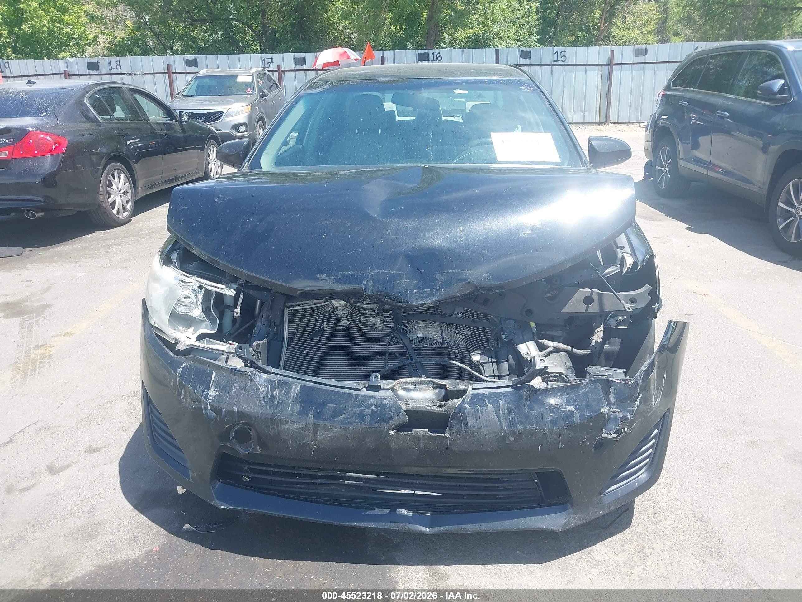 2014 Toyota Camry Le Black vin: 4T1BF1FK9EU414315