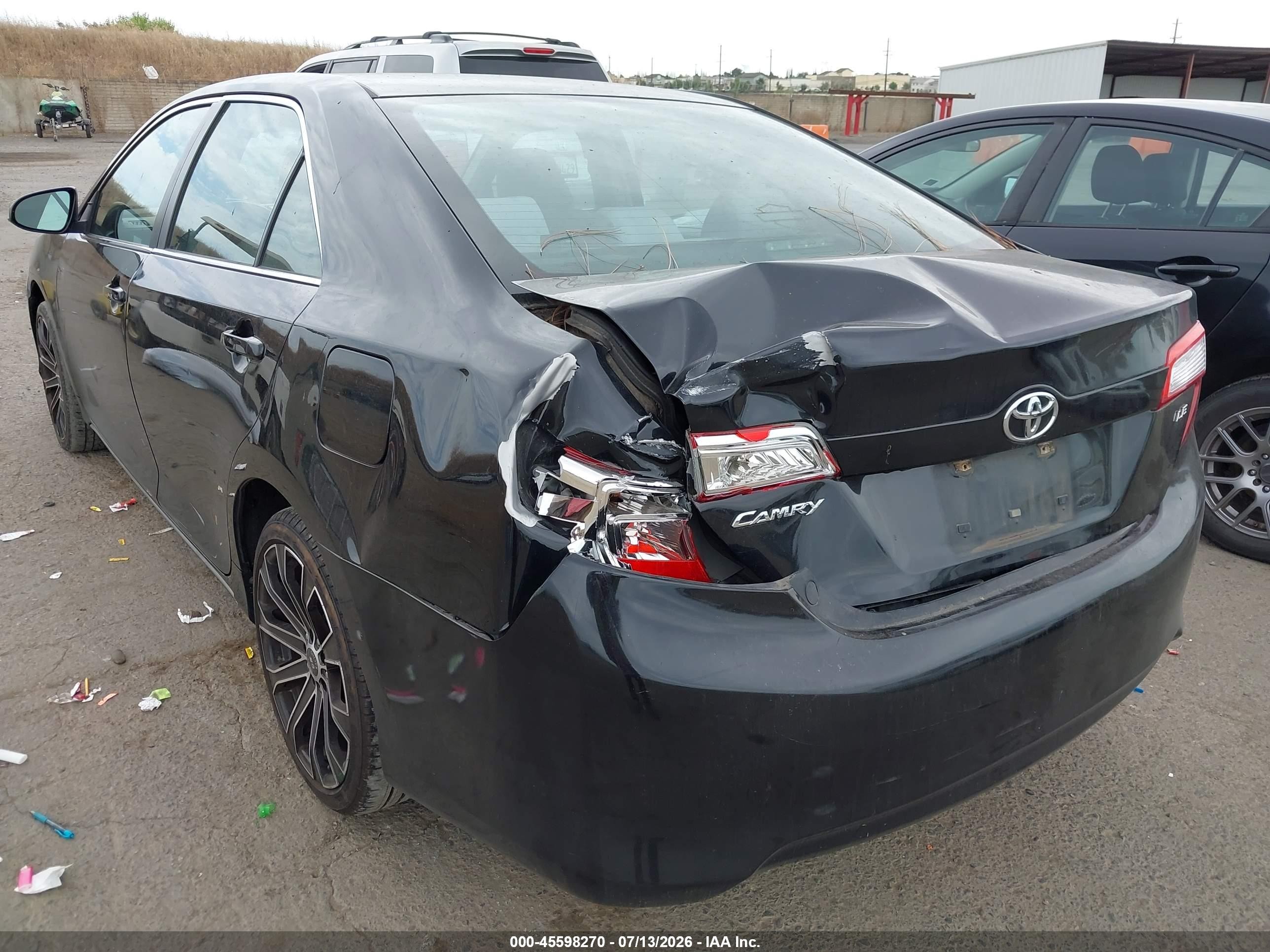 2014 Toyota Camry Le Black vin: 4T1BF1FK9EU414931