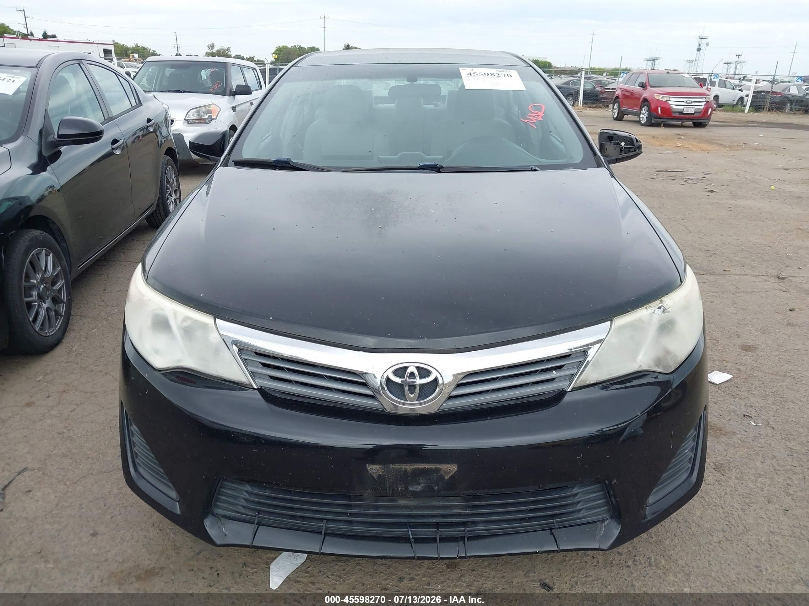 2014 Toyota Camry Le Black vin: 4T1BF1FK9EU414931