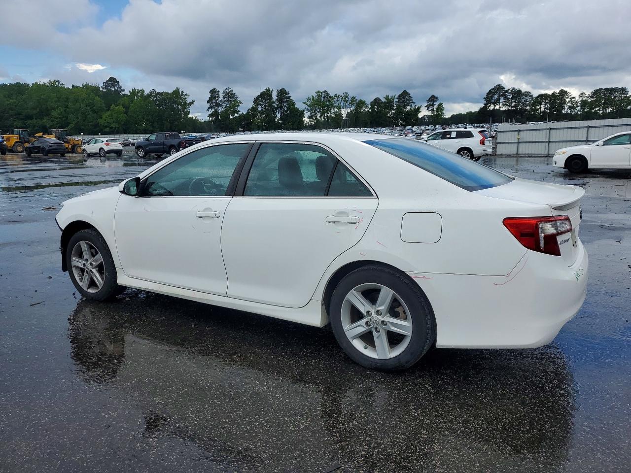 2014 Toyota Camry Se White vin: 4T1BF1FK9EU436041