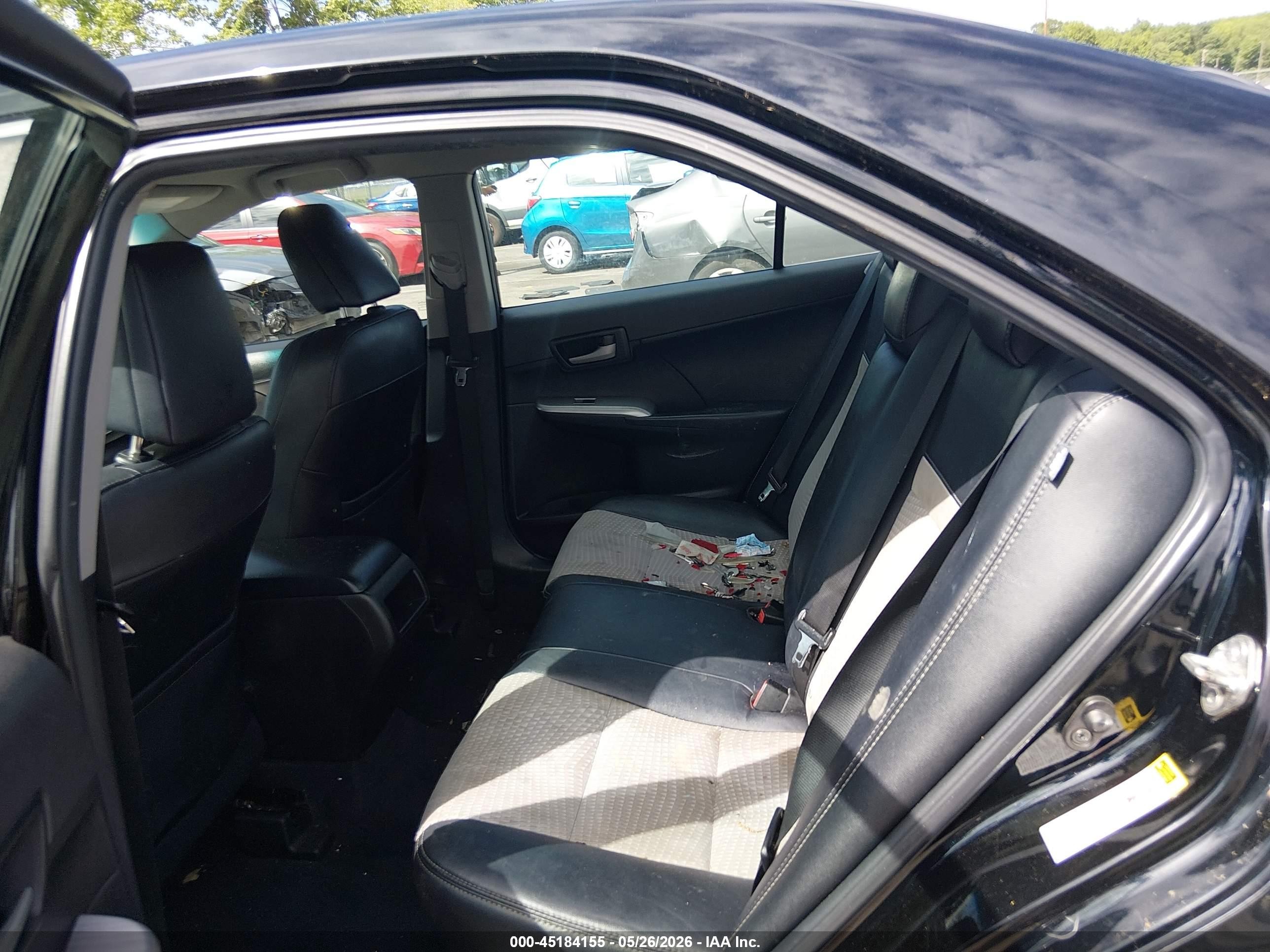 2014 Toyota Camry Se Black vin: 4T1BF1FK9EU438968