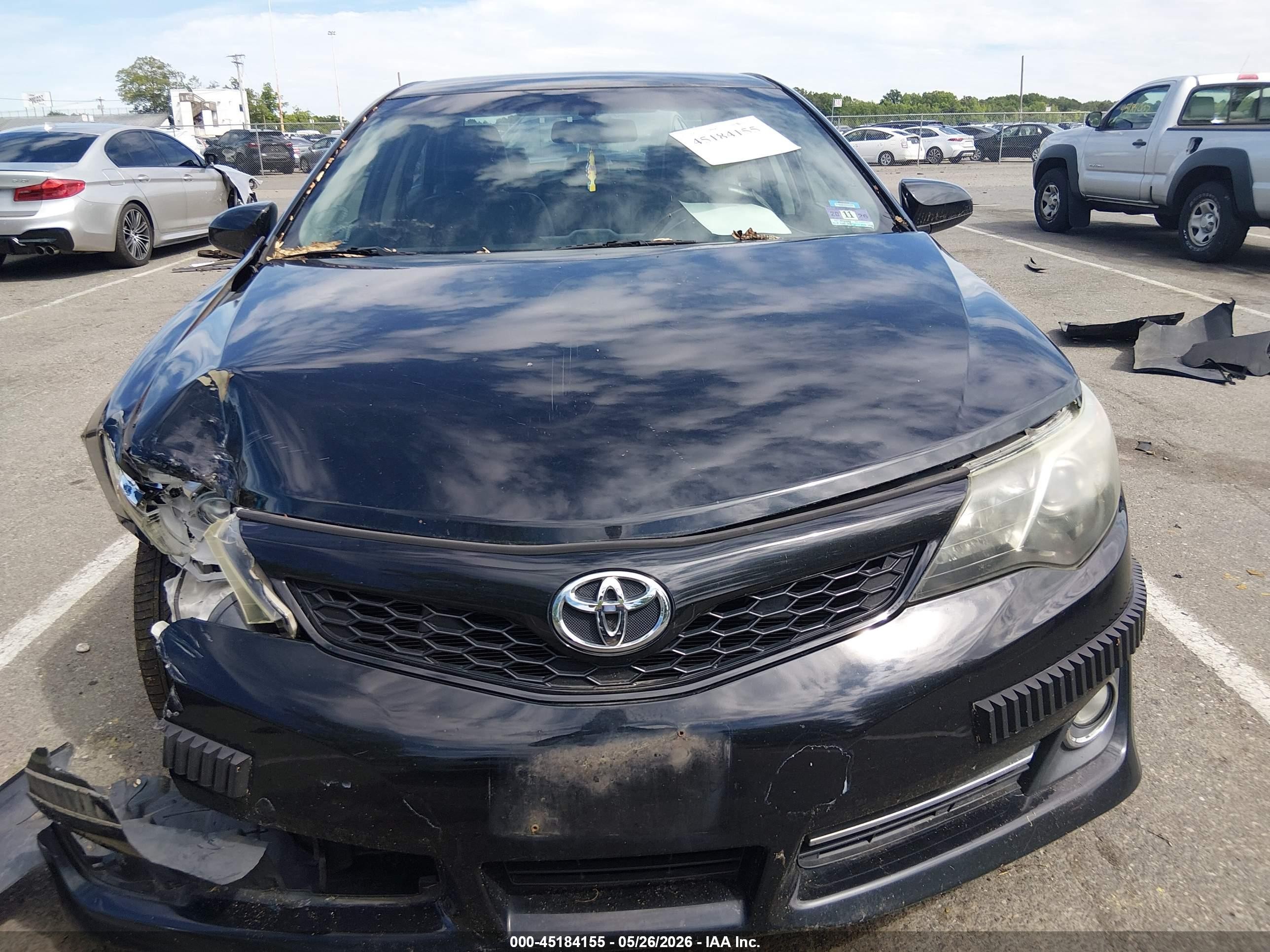 2014 Toyota Camry Se Black vin: 4T1BF1FK9EU438968