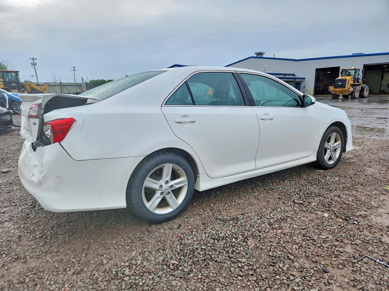 2014 Toyota Camry Se White vin: 4T1BF1FK9EU444141