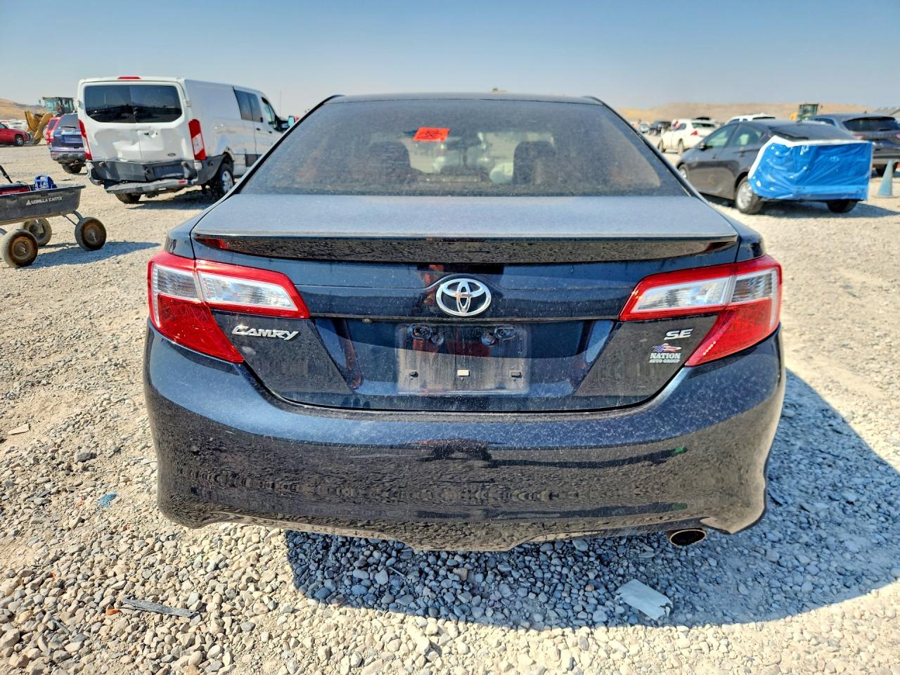 2014 Toyota Camry Se Черный vin: 4T1BF1FK9EU456662