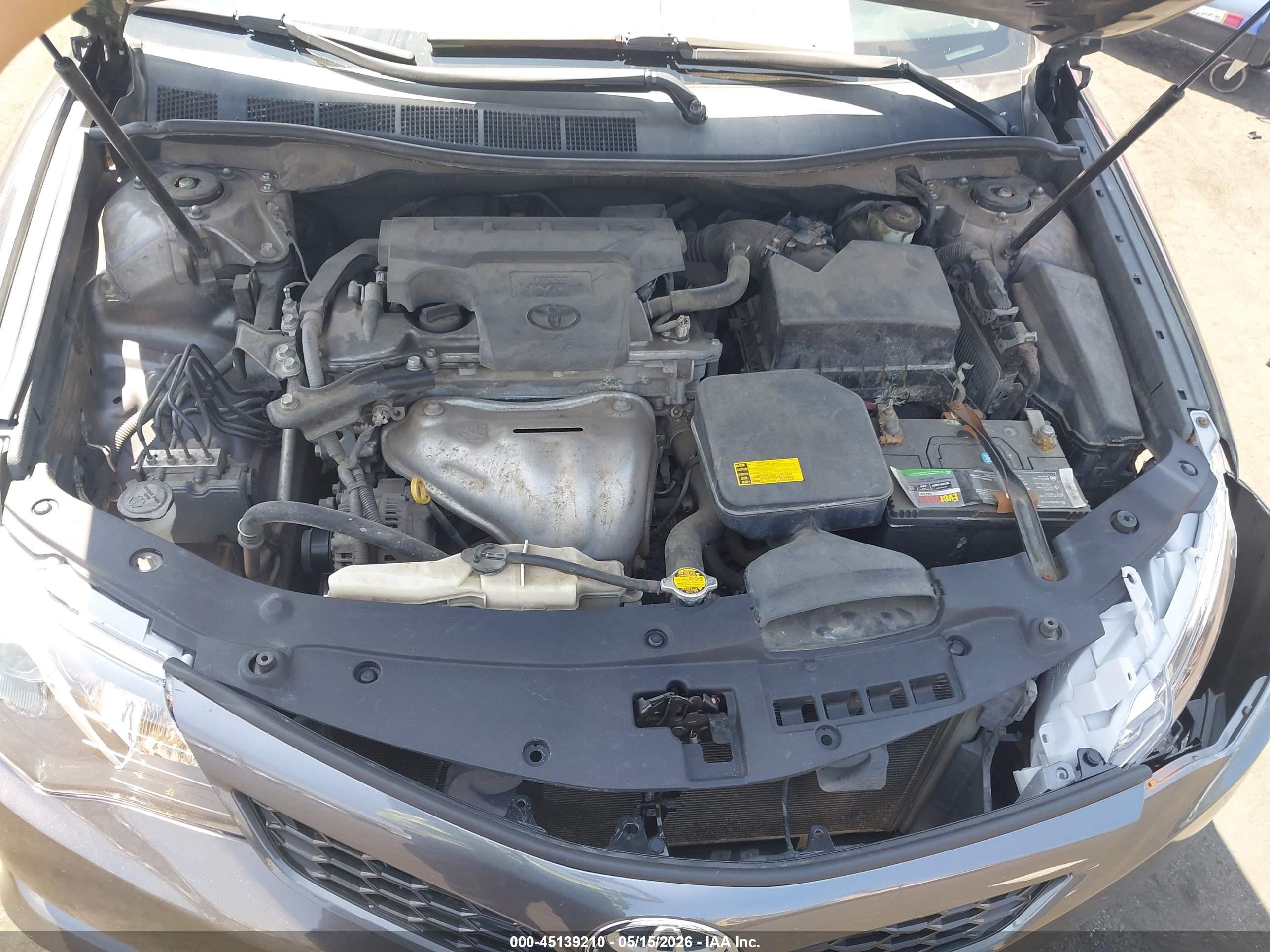 2014 Toyota Camry Se Серый vin: 4T1BF1FK9EU458444