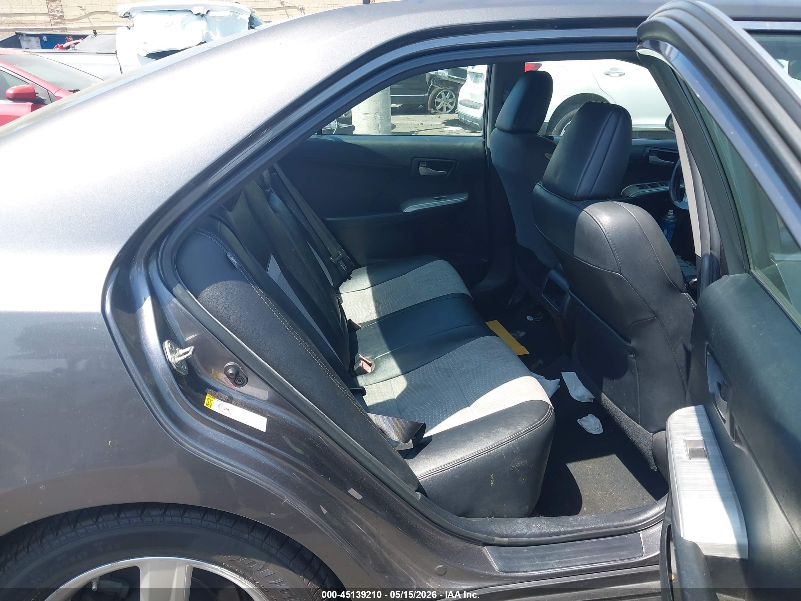 2014 Toyota Camry Se Серый vin: 4T1BF1FK9EU458444