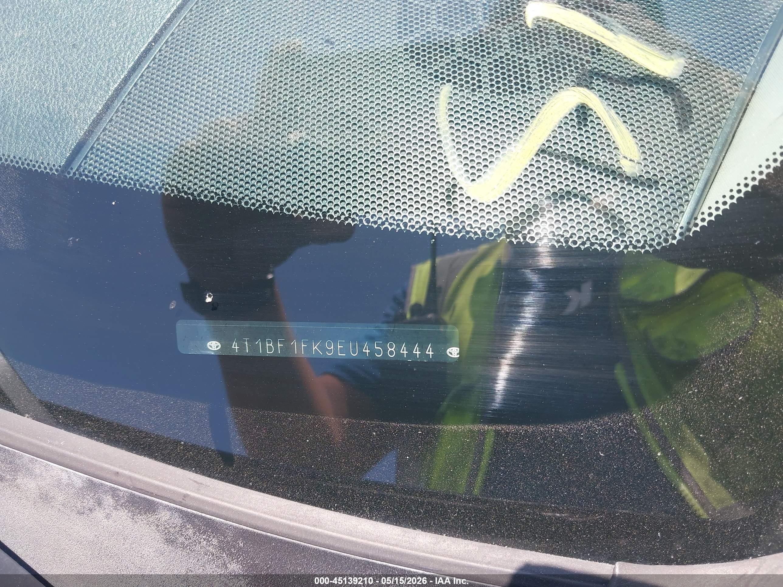 2014 Toyota Camry Se Серый vin: 4T1BF1FK9EU458444