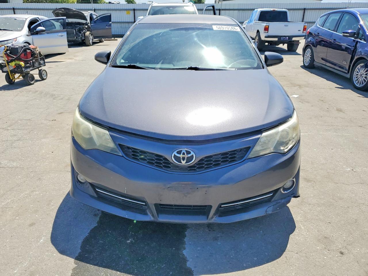 2014 Toyota Camry Se Gray vin: 4T1BF1FK9EU458847