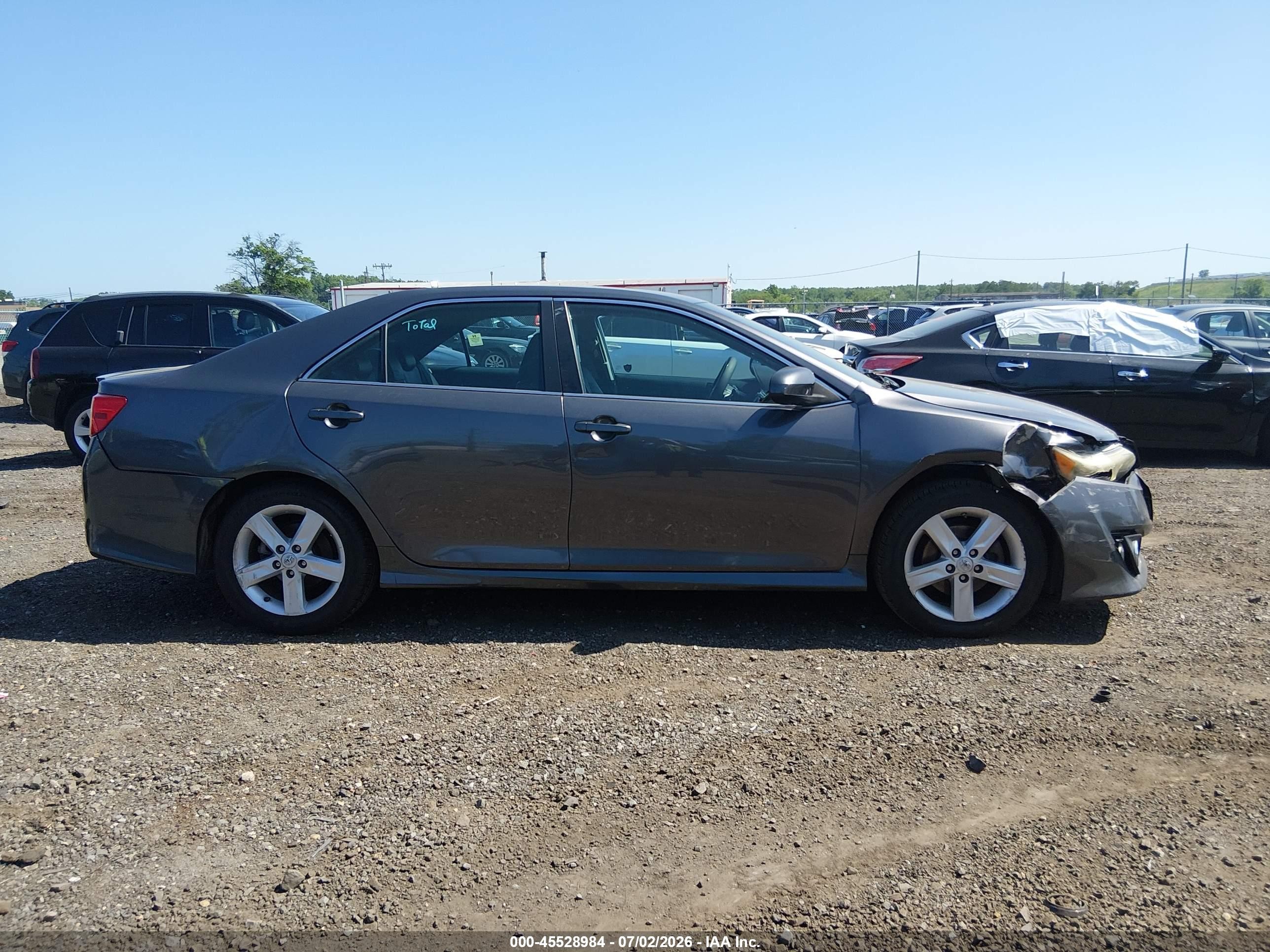 2014 Toyota Camry Se Gray vin: 4T1BF1FK9EU464308