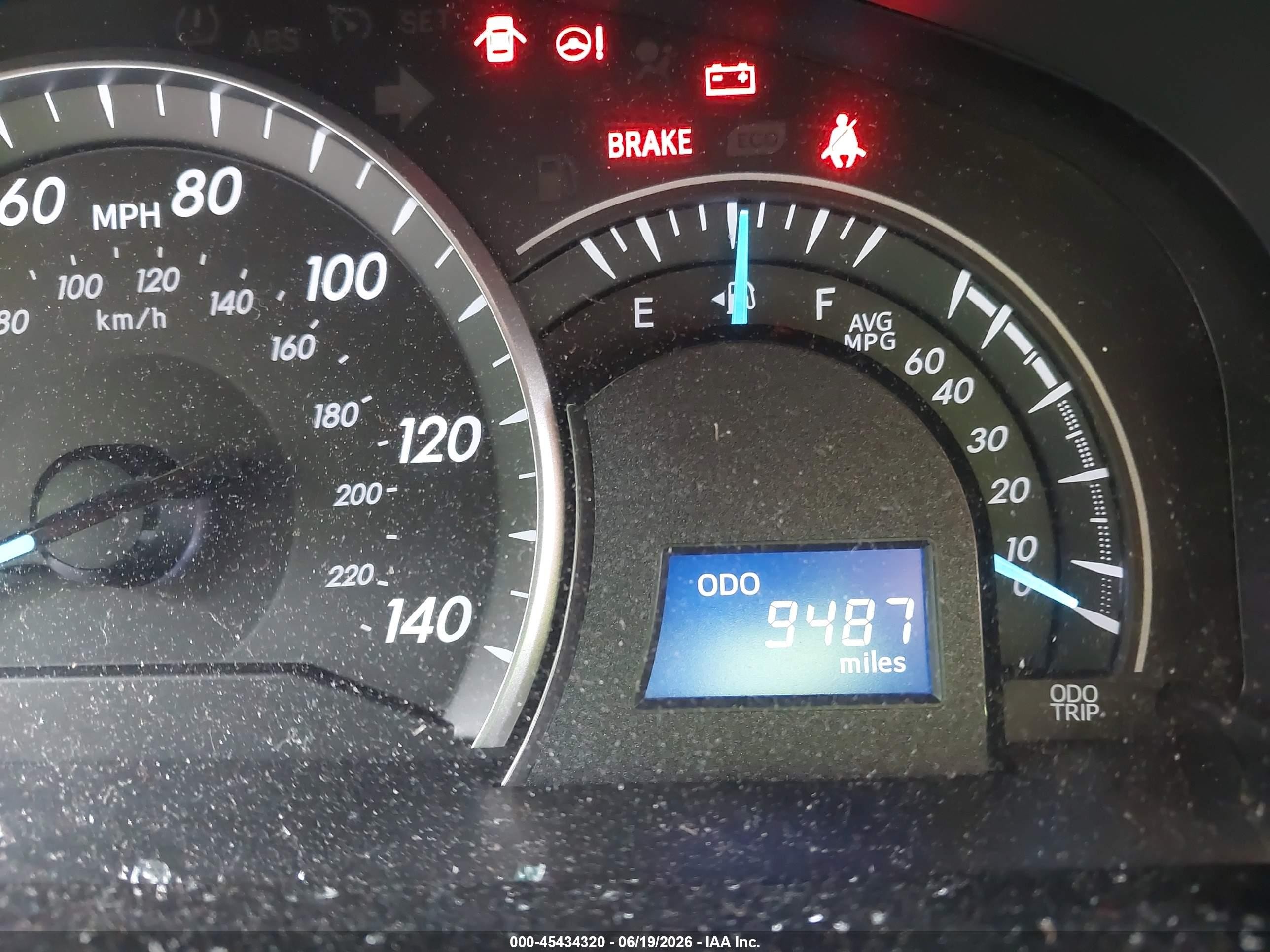2014 Toyota Camry Le Black vin: 4T1BF1FK9EU466091