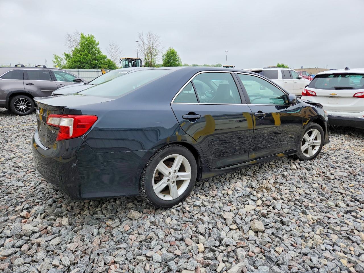 2014 Toyota Camry Se Black vin: 4T1BF1FK9EU466351