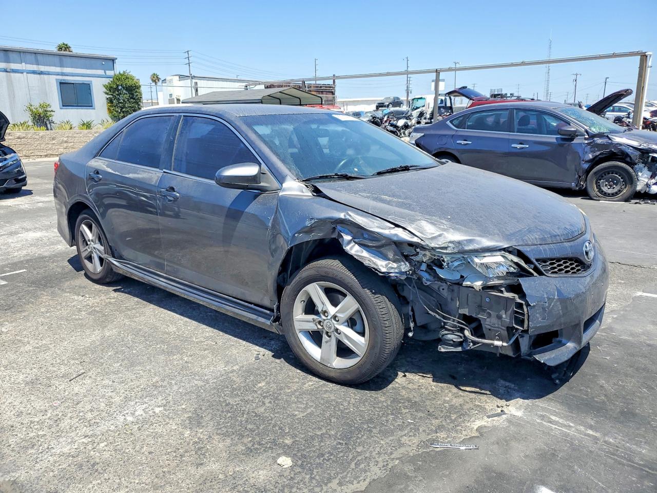 2014 Toyota Camry Se Gray vin: 4T1BF1FK9EU467645