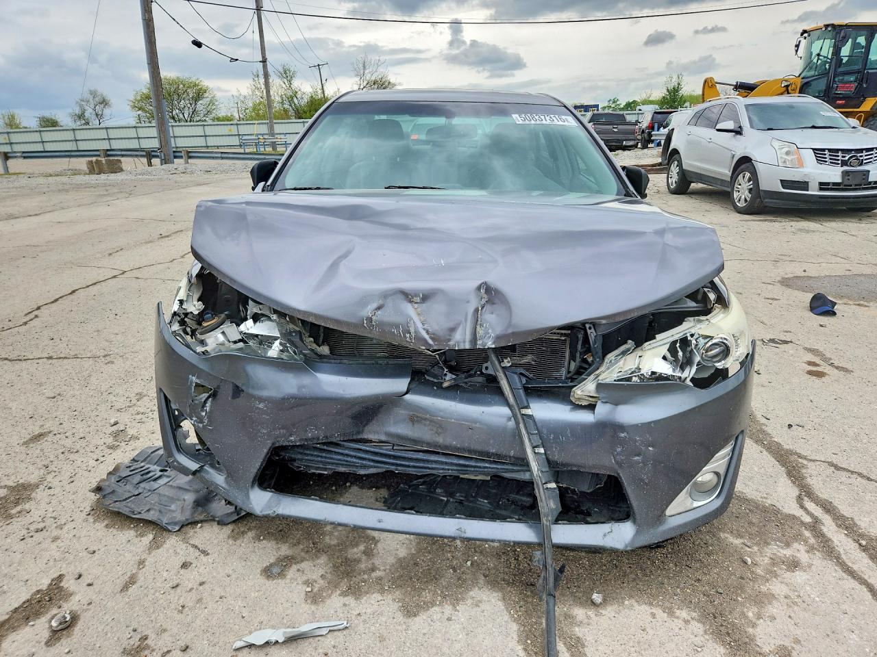 2014 Toyota Camry Xle Gray vin: 4T1BF1FK9EU726893